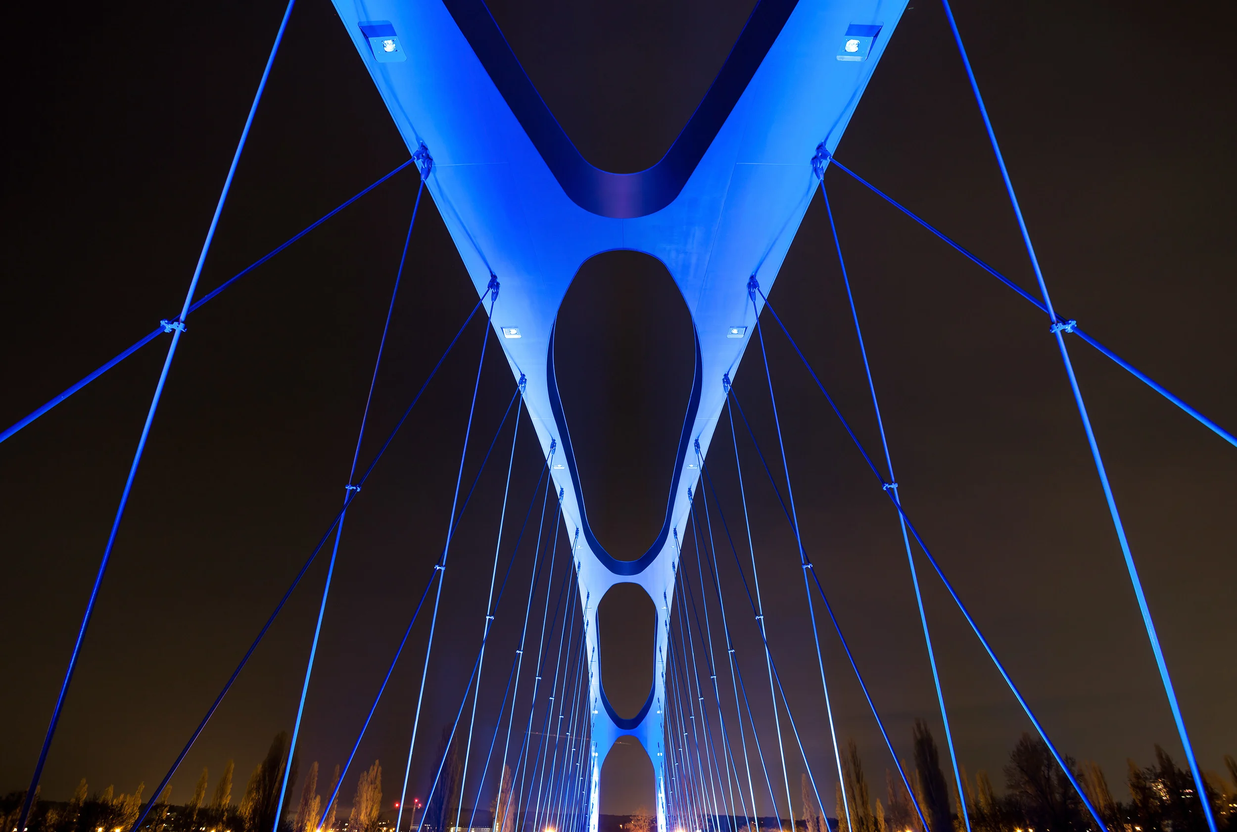 Osthafenbrücke Frankfurt
