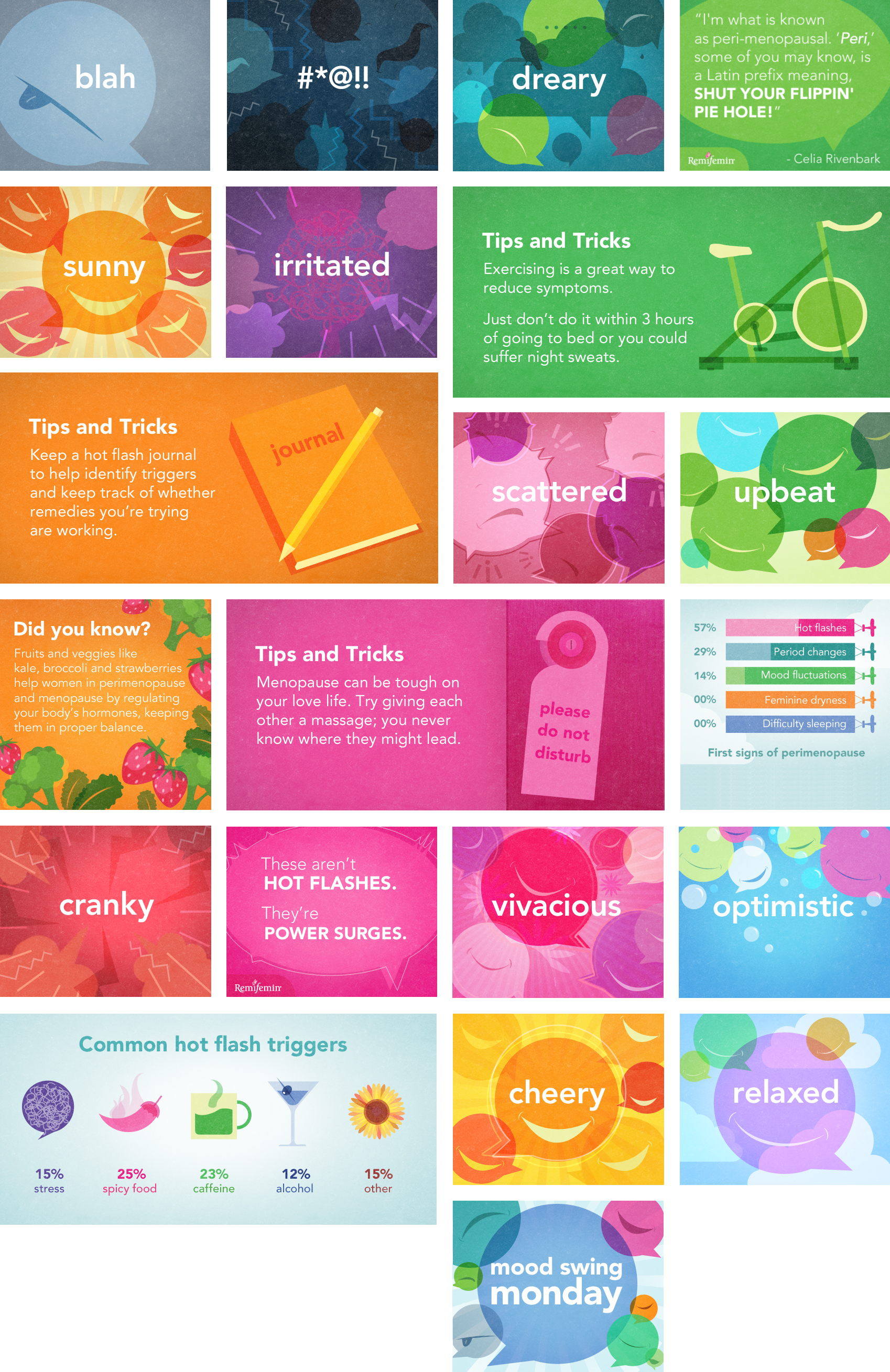 With this challenge in mind, the Facebook redesign and ongoing content calendar aims to place a megaphone in front of those women who are willing to speak up, and amplify (yes, I said it) what they share; opinions, tips for alleviating symptoms, cut…