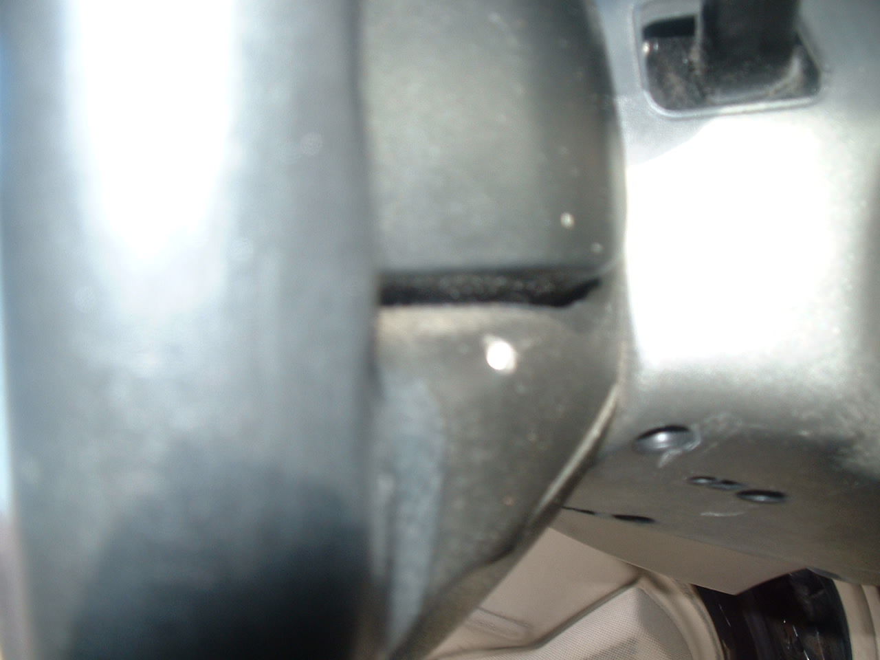 remote eye flush mounted in steering wheel