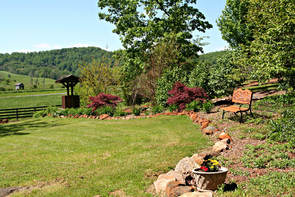  Summer view of old well 