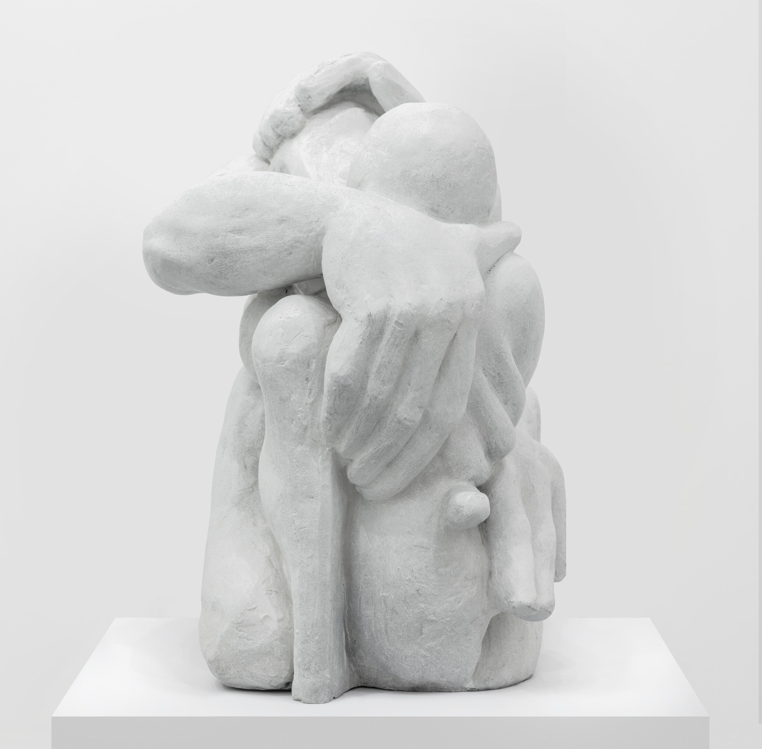   The Embrace  Bronze 14 × 13 × 7 in. (35.6 × 33 × 17.8 cm) 2021 