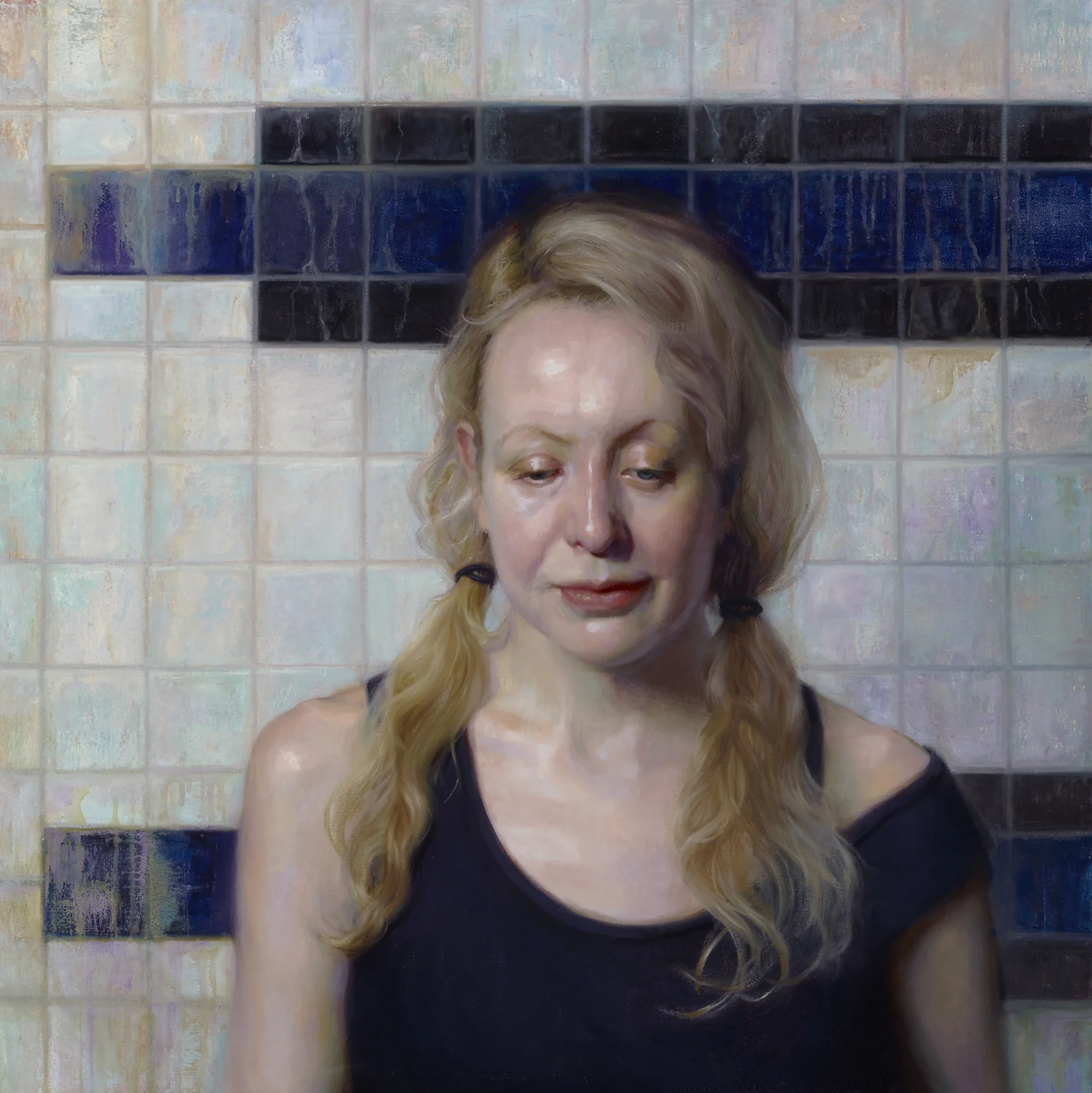 “Jenne”, Oil on Linen, 36 x 36 inches, 2018