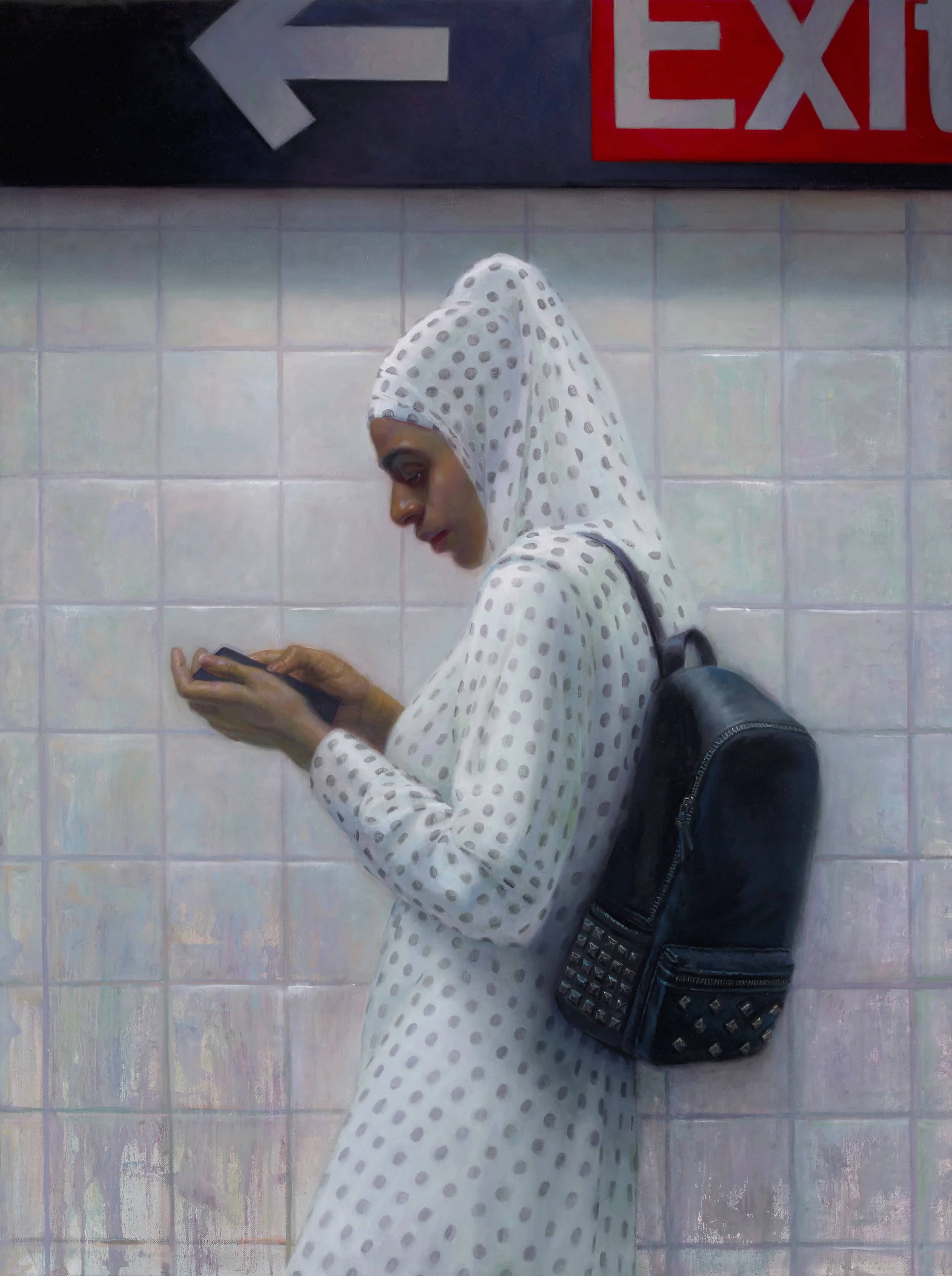 "Exit", 30 x 40 inches, 2021