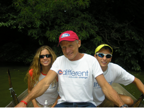 Fresh off doing our first Ironman and then a week later doing the NYC Triathlon some of my favorite blind/VI peeps and I went rowing in Central Park. Charlie Plaskon (center) who has the same condition I have , is the exact spitting image of who I want to be when I'm 70yrs old. Lindsey Jessup (Left) is like the ideal "American Girl". 