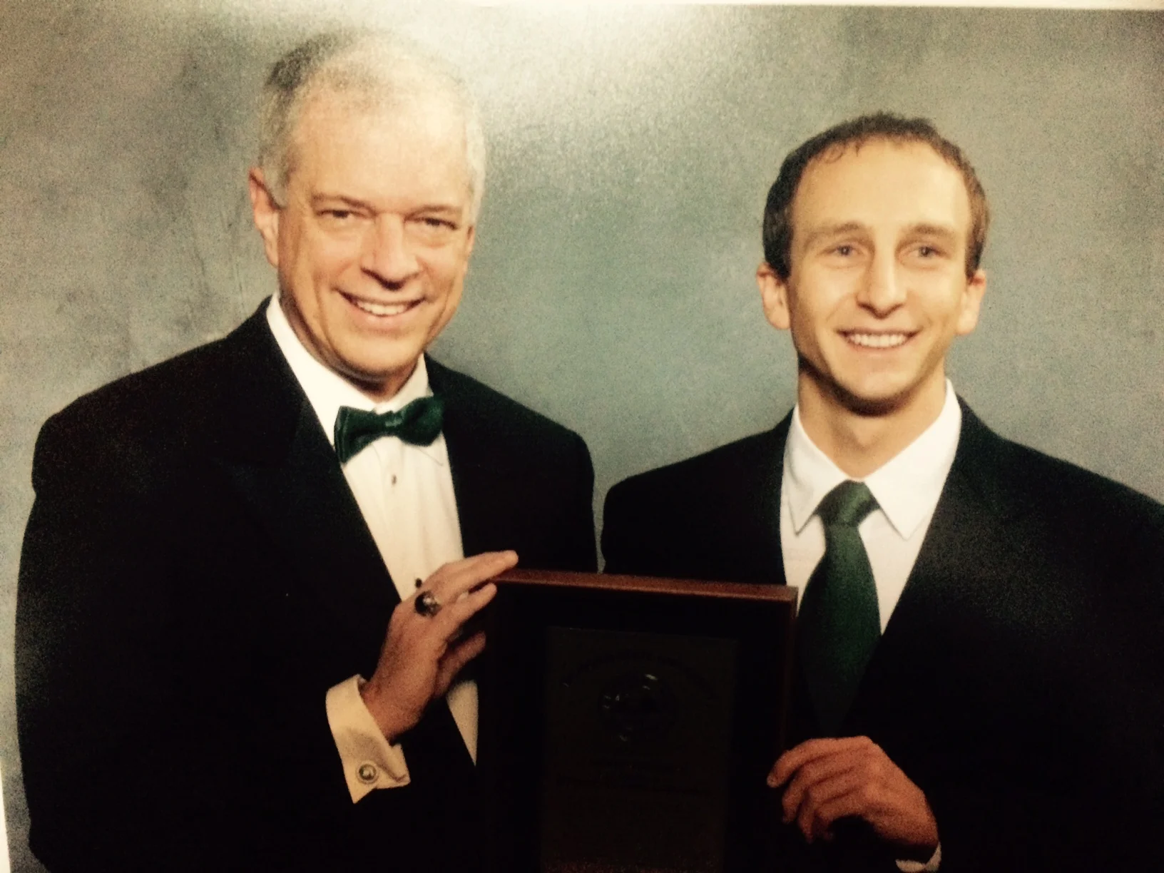 Everyone that knows me knows that every day I wake up and tell myself "Its a Great day to be a Spartan" Well in 2010 I was so honored to be chosen as the Distinguished Young Alumni at the Grand Awards Ceremony during Homecoming weekend. Here I am with MSU Alumni President Scott Westerman receiving the award. The Spartans won that weekend on a historic game winning Hale Mary that Keith Nichols reached across the goal line for the win!
