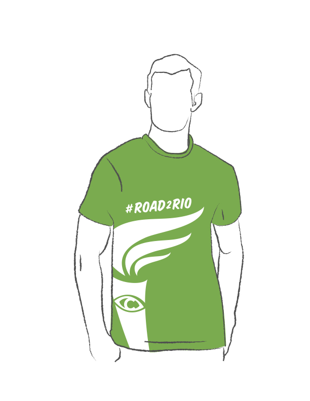 Get a #Road2Rio Fundraiser Shirt!