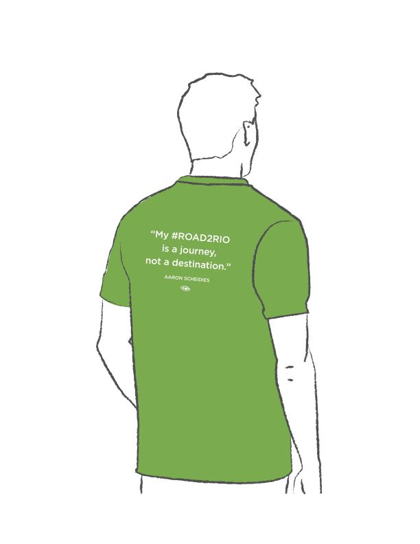 Get a #Road2Rio Fundraiser Shirt!