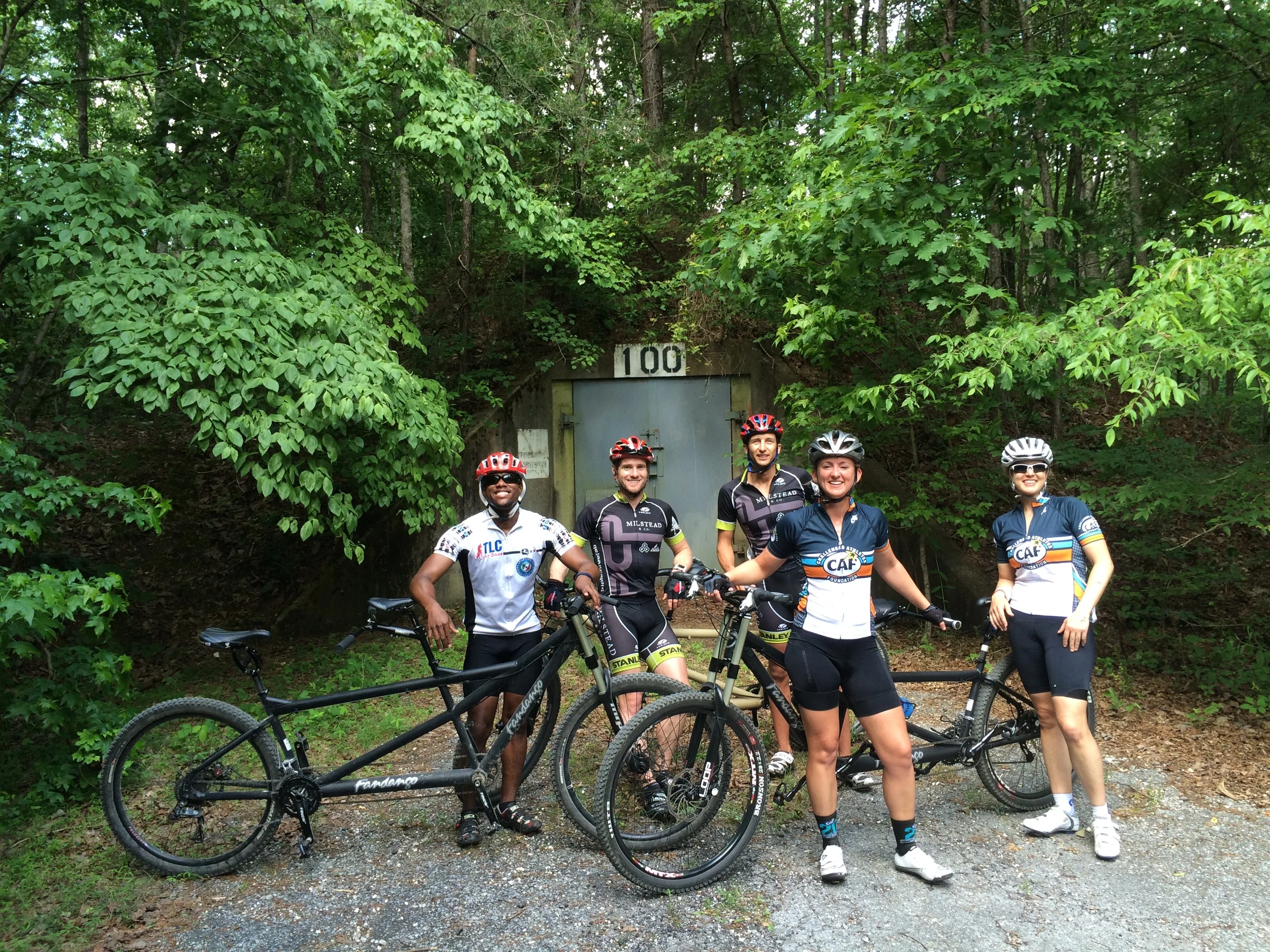 Mountain bike tandem riding after Nationals in Chattanooga was amazing thanks to Greg Miller.