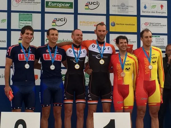 A Silver medal at World Cup #2 in the Time Trial for Colin Riley and I.