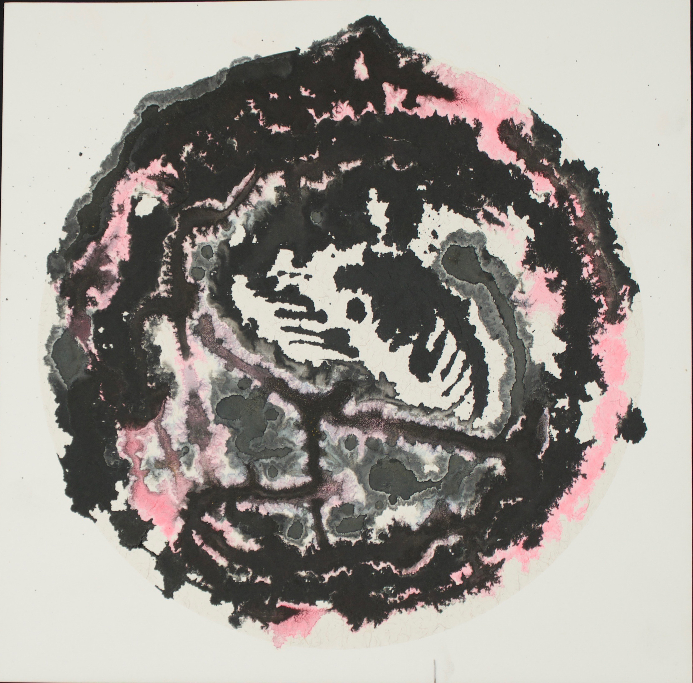 “Wound D” - 2015 - 40cm x 40cm -ink on traditional Chinese paper