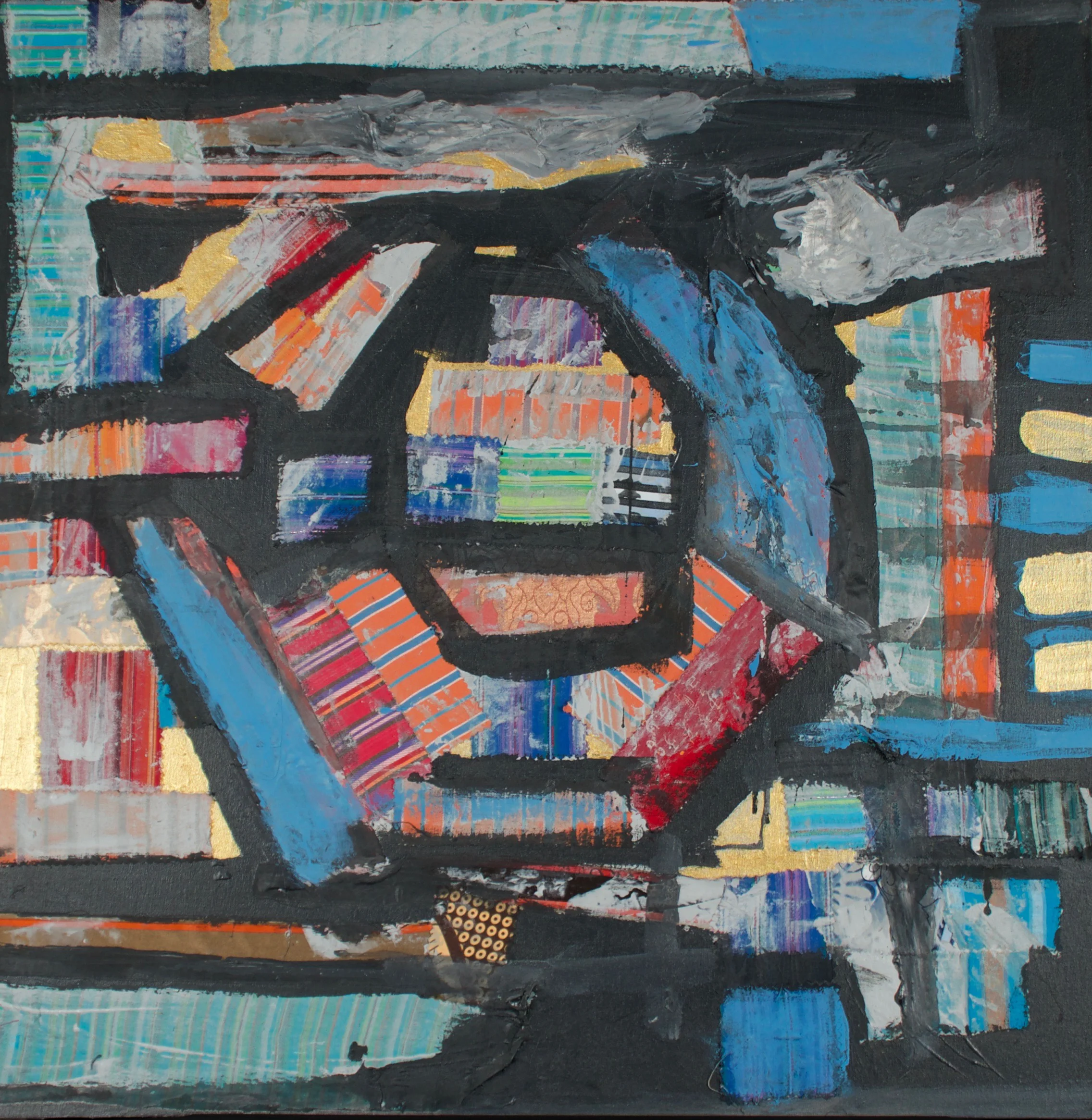 “Me” - 2013 - 90cm x 90cm - mixed media on canvas