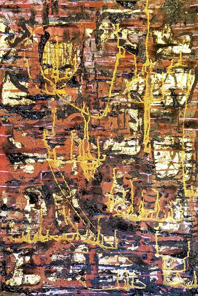 “VOID L” As part of Brittan Aebischer’s Series: Intra-Void, on display at the AIC International Art Exchange Show.