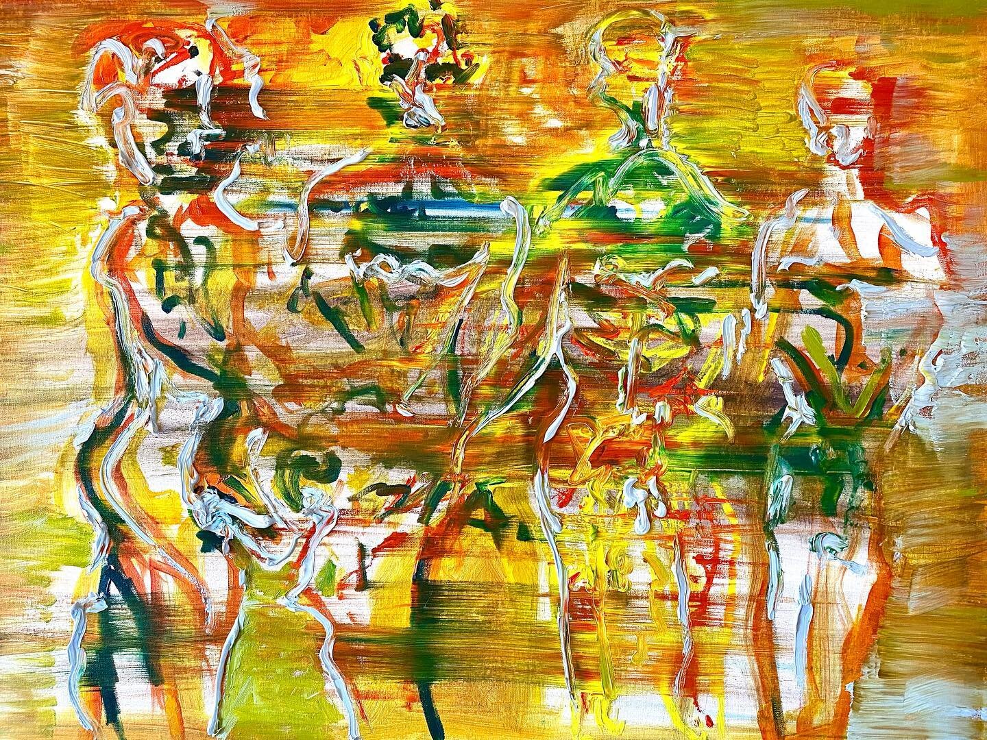 &ldquo;Figure Study: 4 Nude Males&rdquo; Oil on Canvas, 50 x 60 CM, 2021 #oiloncanvas #figurativeart #malefigure #artistsoninstagram #fineart