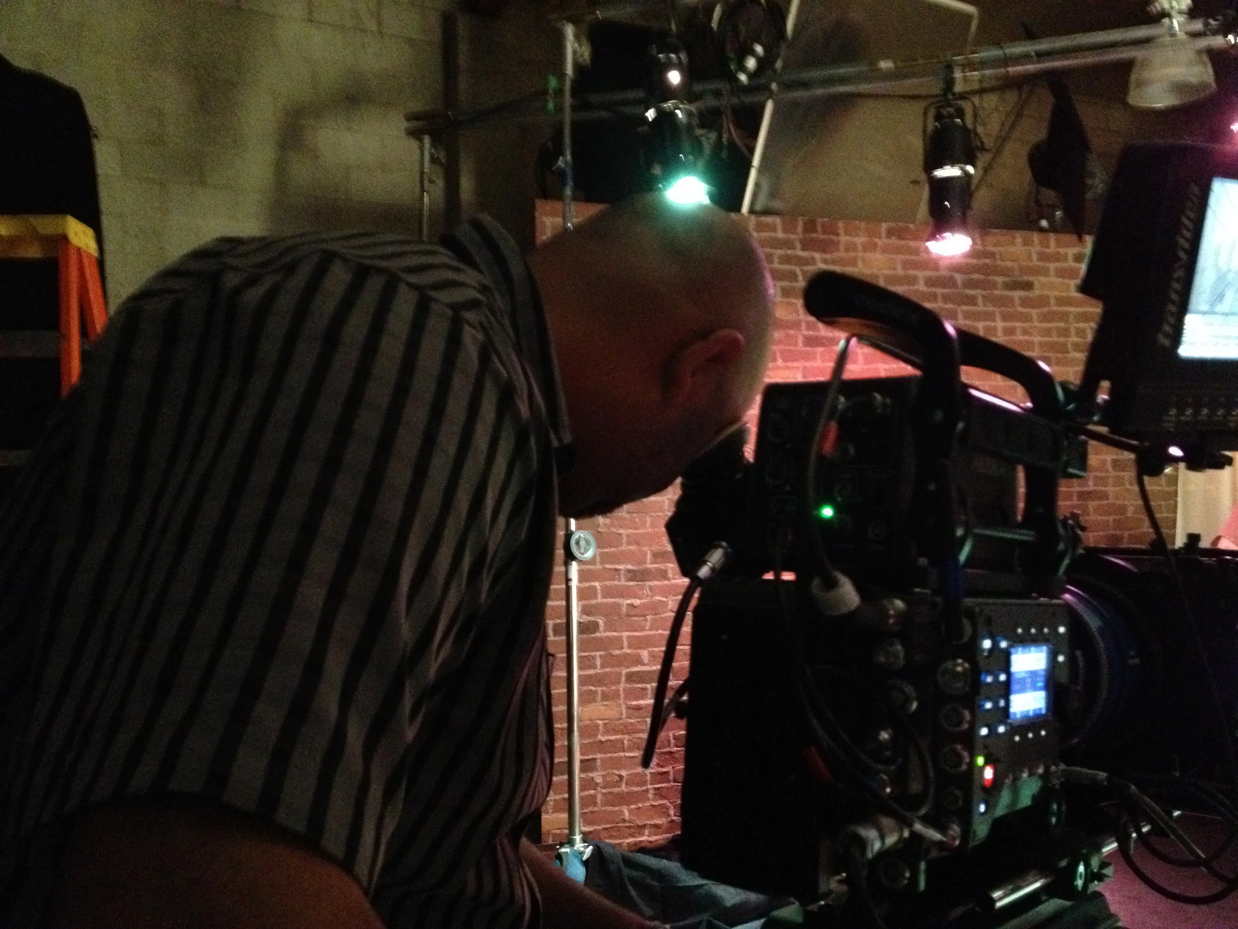 Shooting with Dolby Labs at the Arri stage