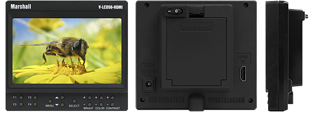 Marshall's new 5" HDMI monitor for DSLRs