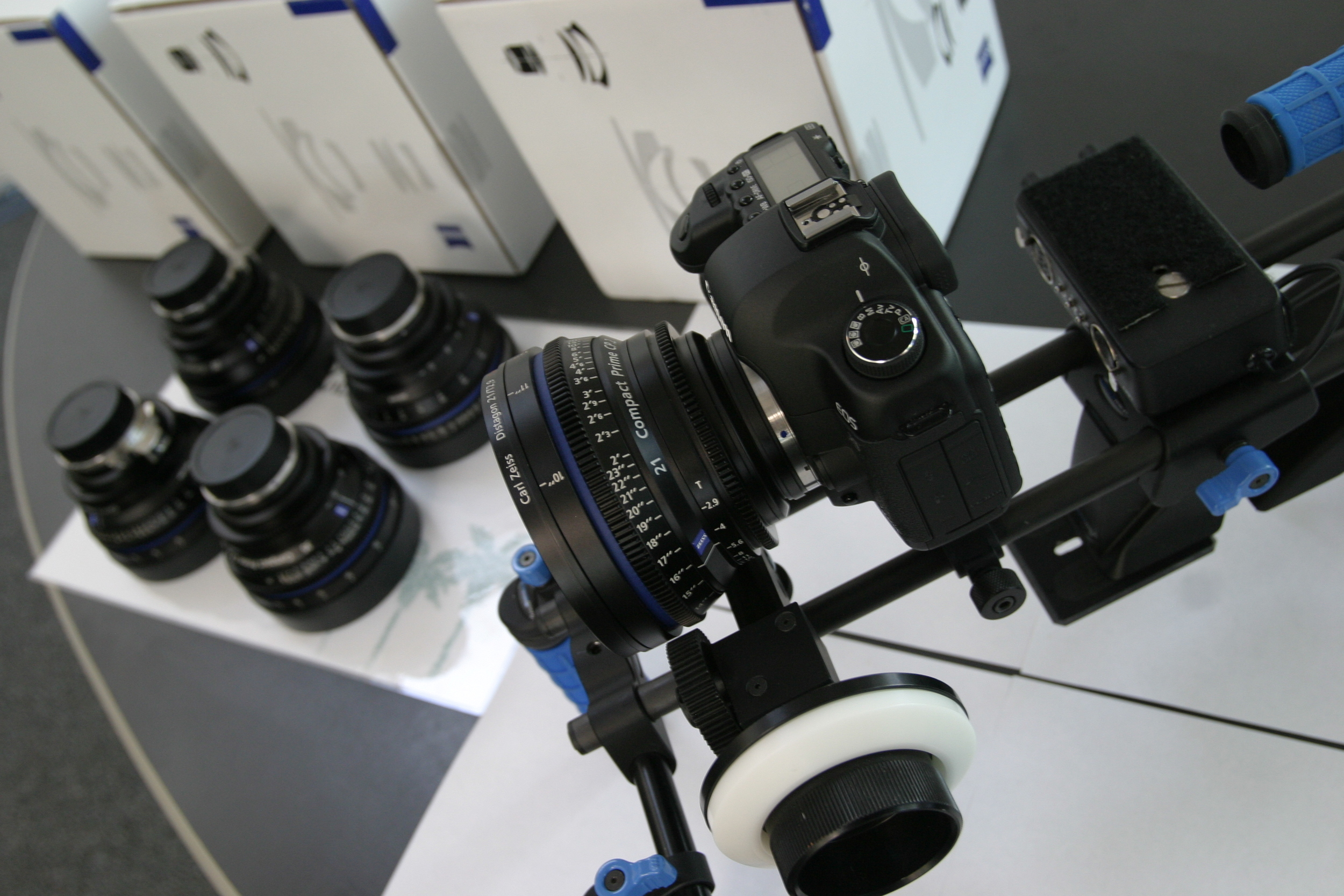 Zeiss sent Compact Prime lenses for evaluation