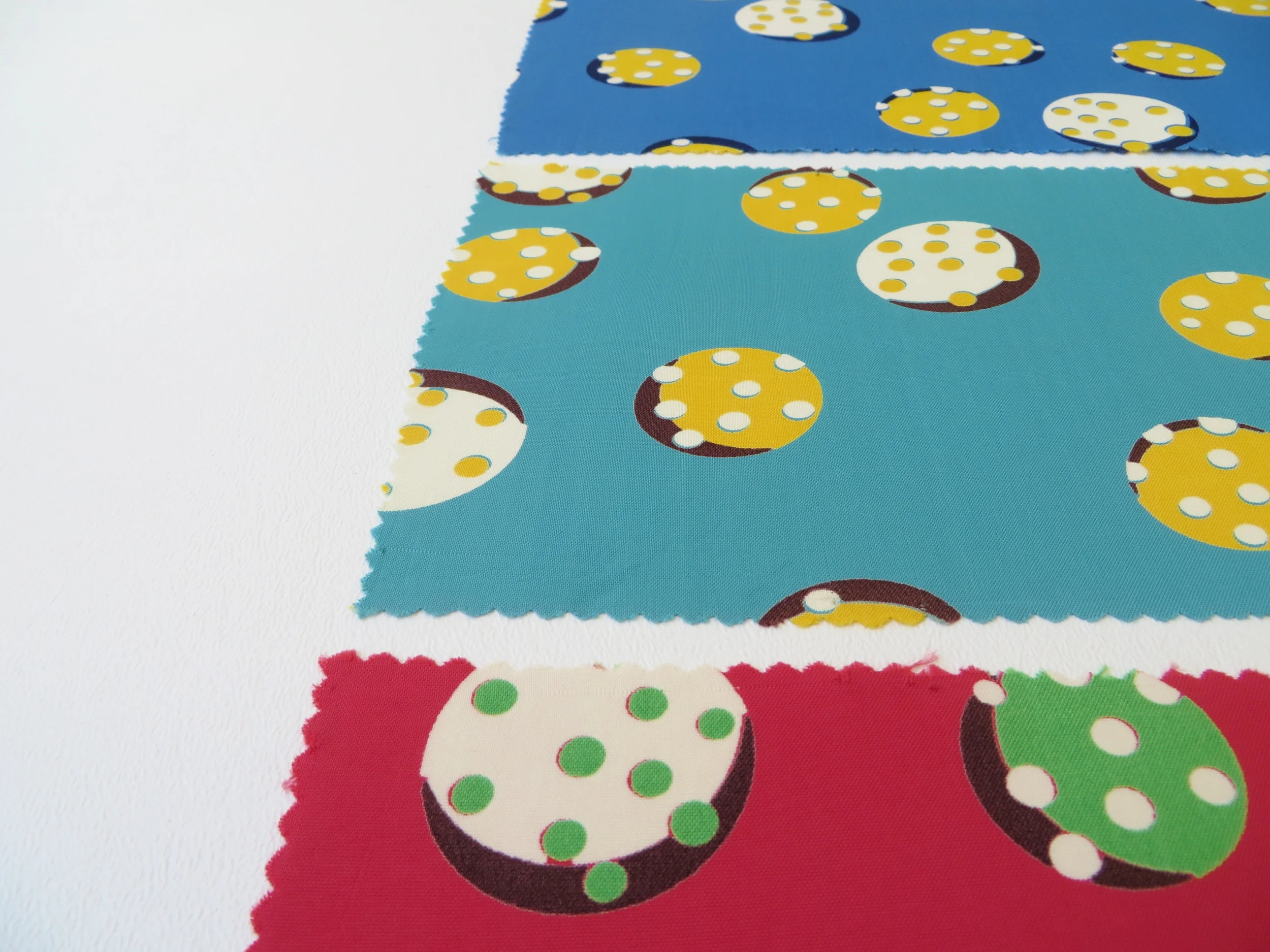 Silk fabric samples - c. 1920's - 1930's