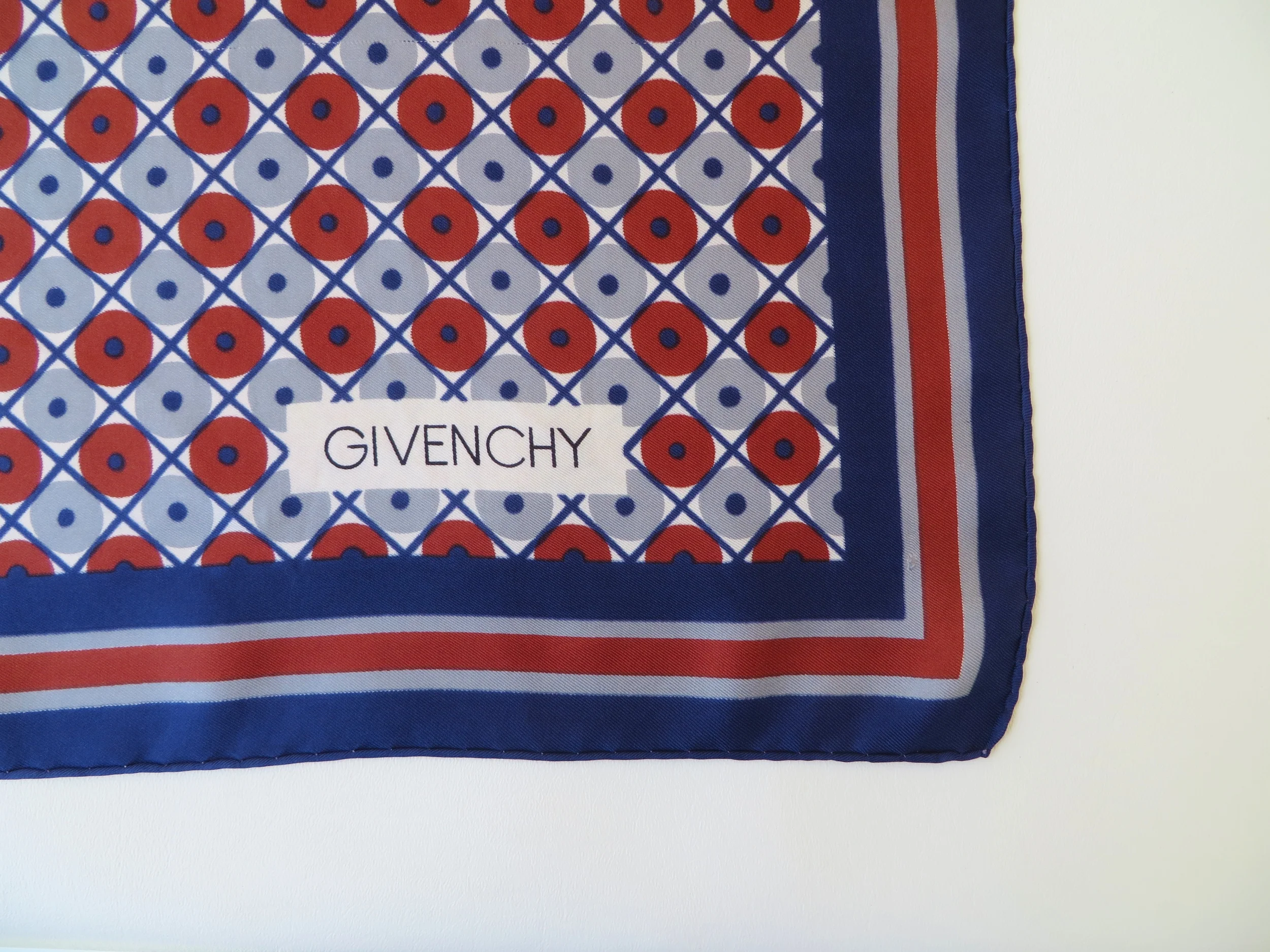 Silk scarf by Givenchy - c. 1970's