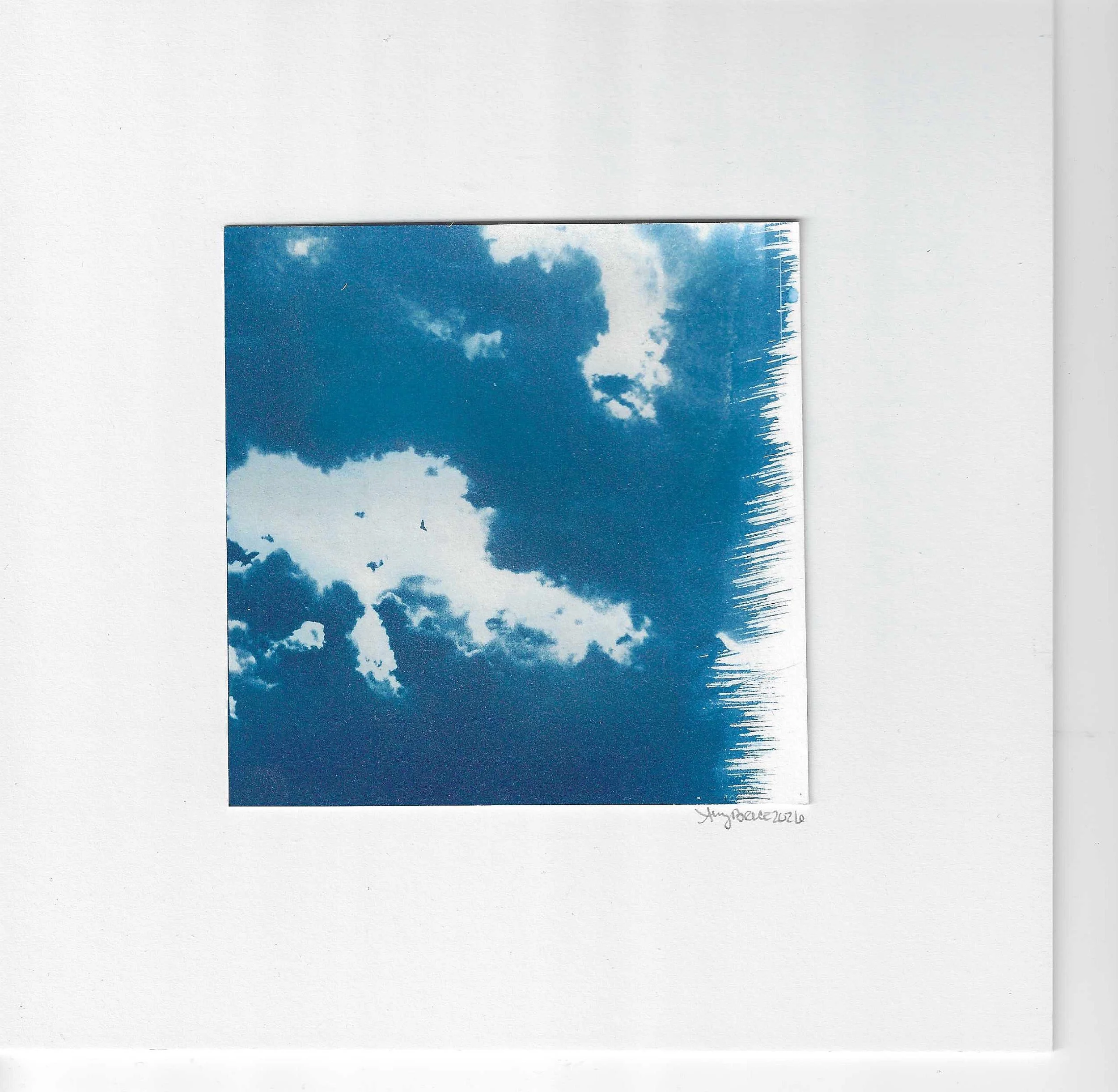 Mini Cloud Cyanotype - #8