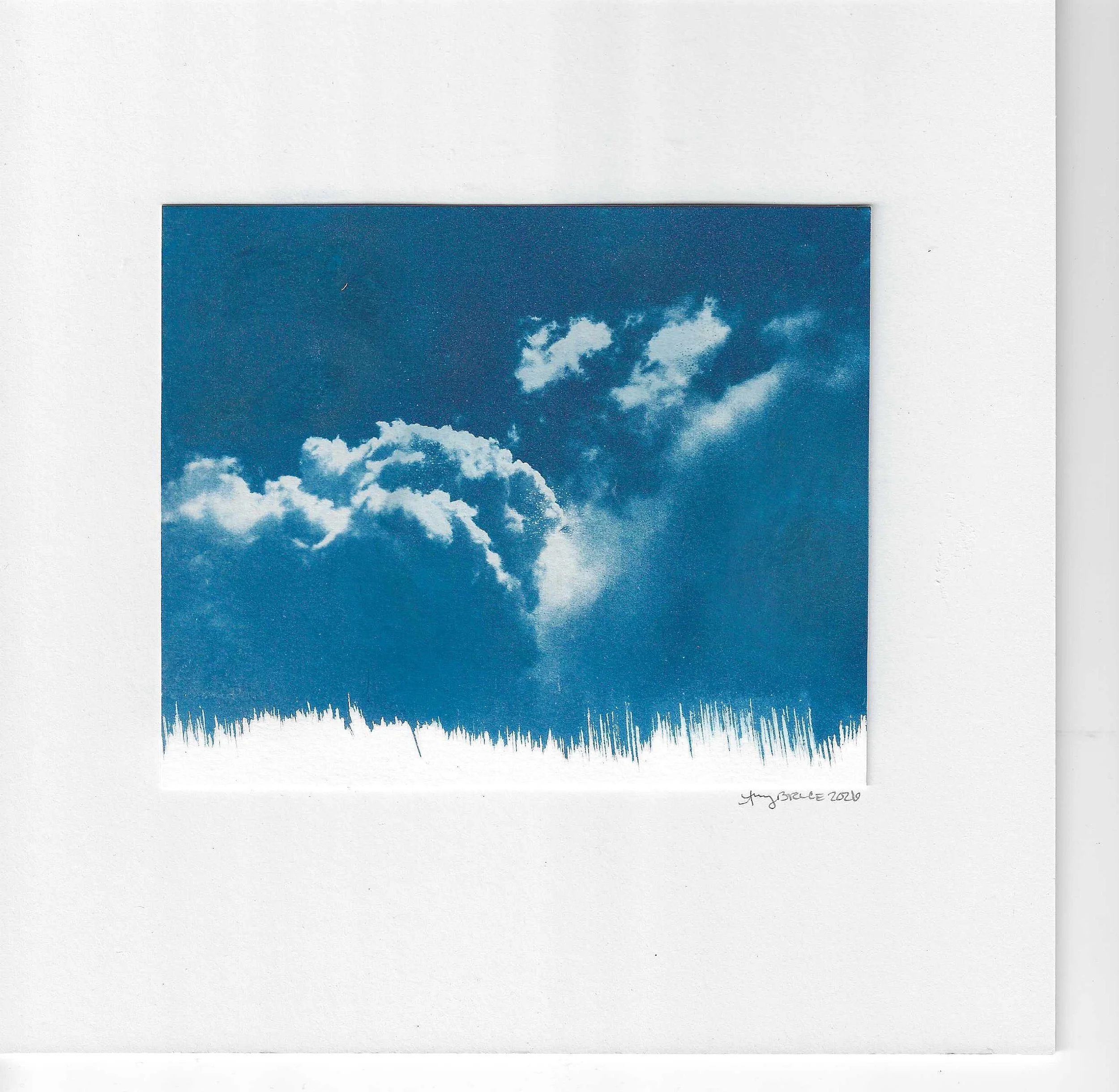 Mini Cloud Cyanotype - #1