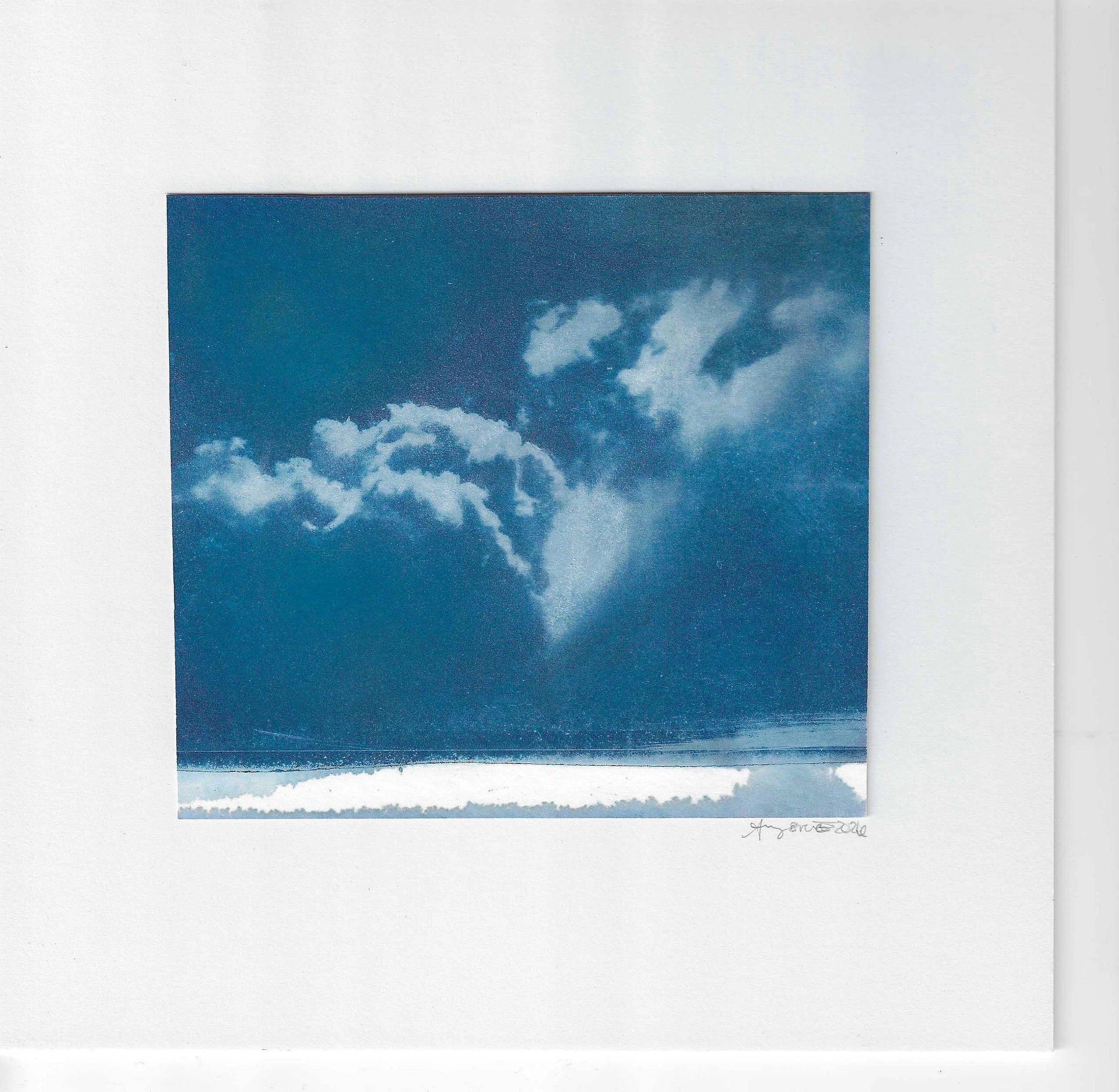 Mini Cloud Cyanotype - #6