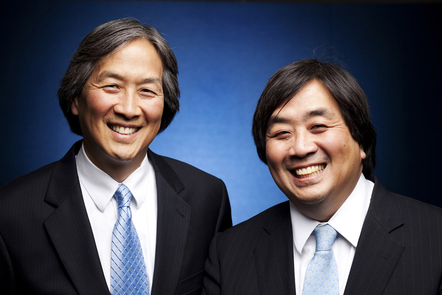 Howard Koh, Assistant Secretary for Health in the Department of Health and Human Services, left and brother Harold Koh, Legal Adviser to the United States Department of State.