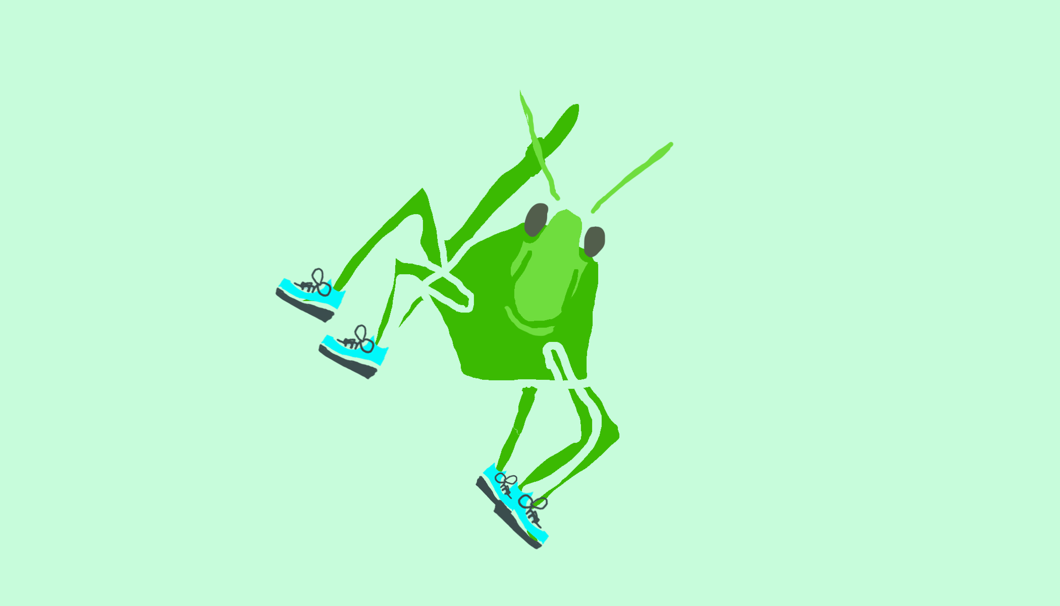 Me. As a buggy bug. Spaz. 