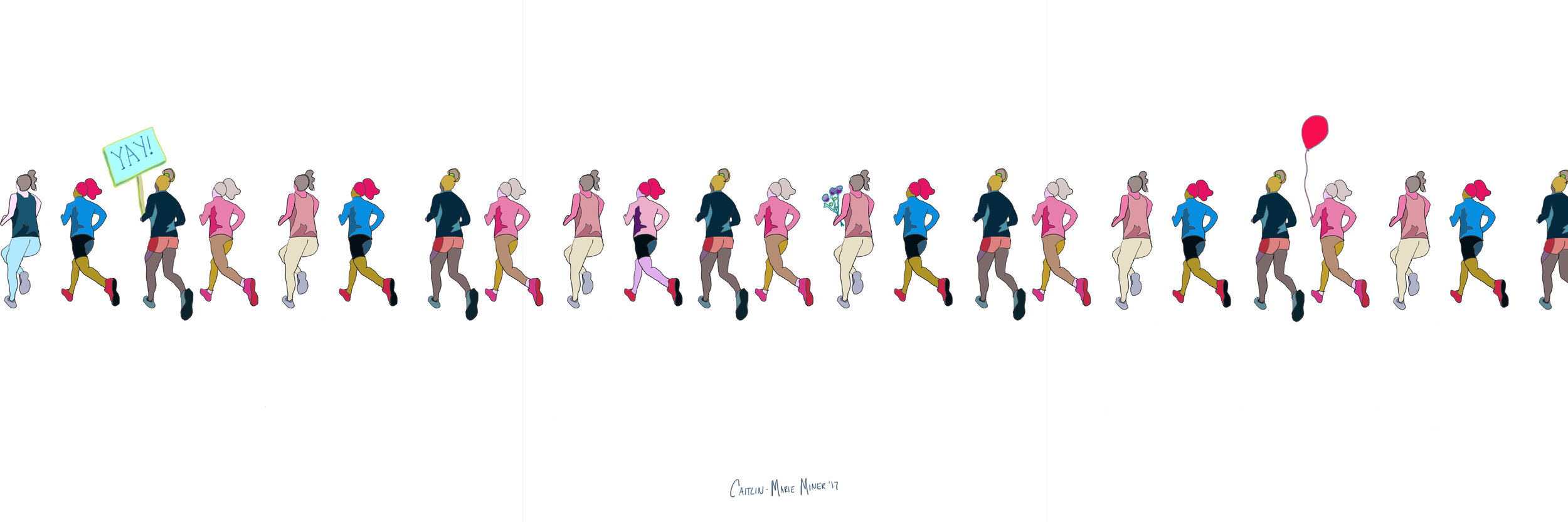 I made myself this parade of runners, because why not?