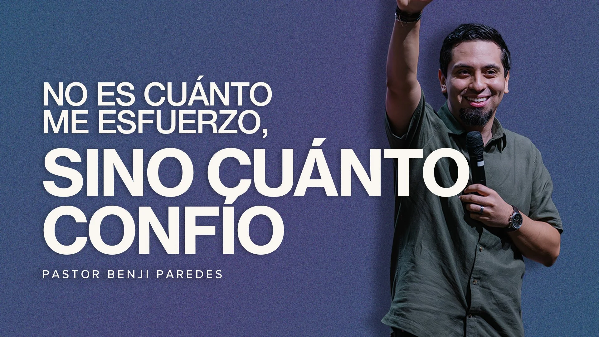 No es cuánto me esfuerzo, sino cuánto confío | Números 20:1-13 | Pastor Benji Paredes