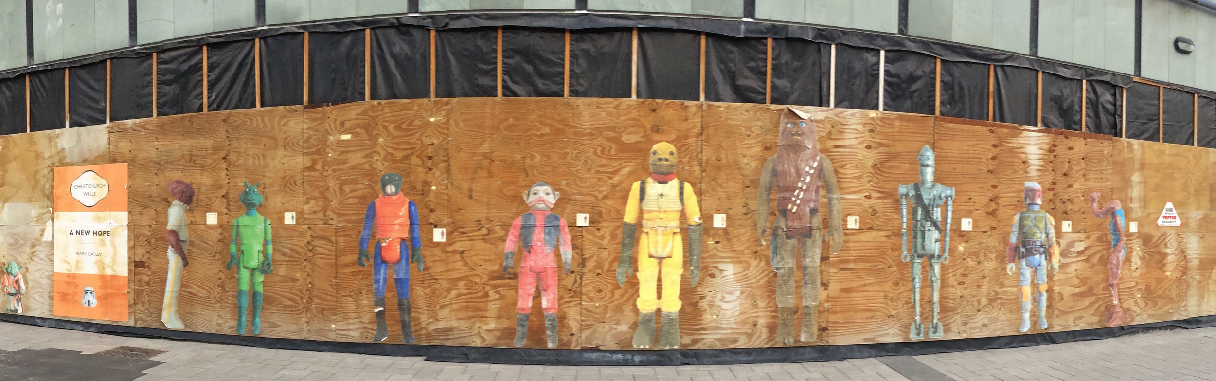 Downtown Christchurch may be under construction, but they seem to be handling it well.