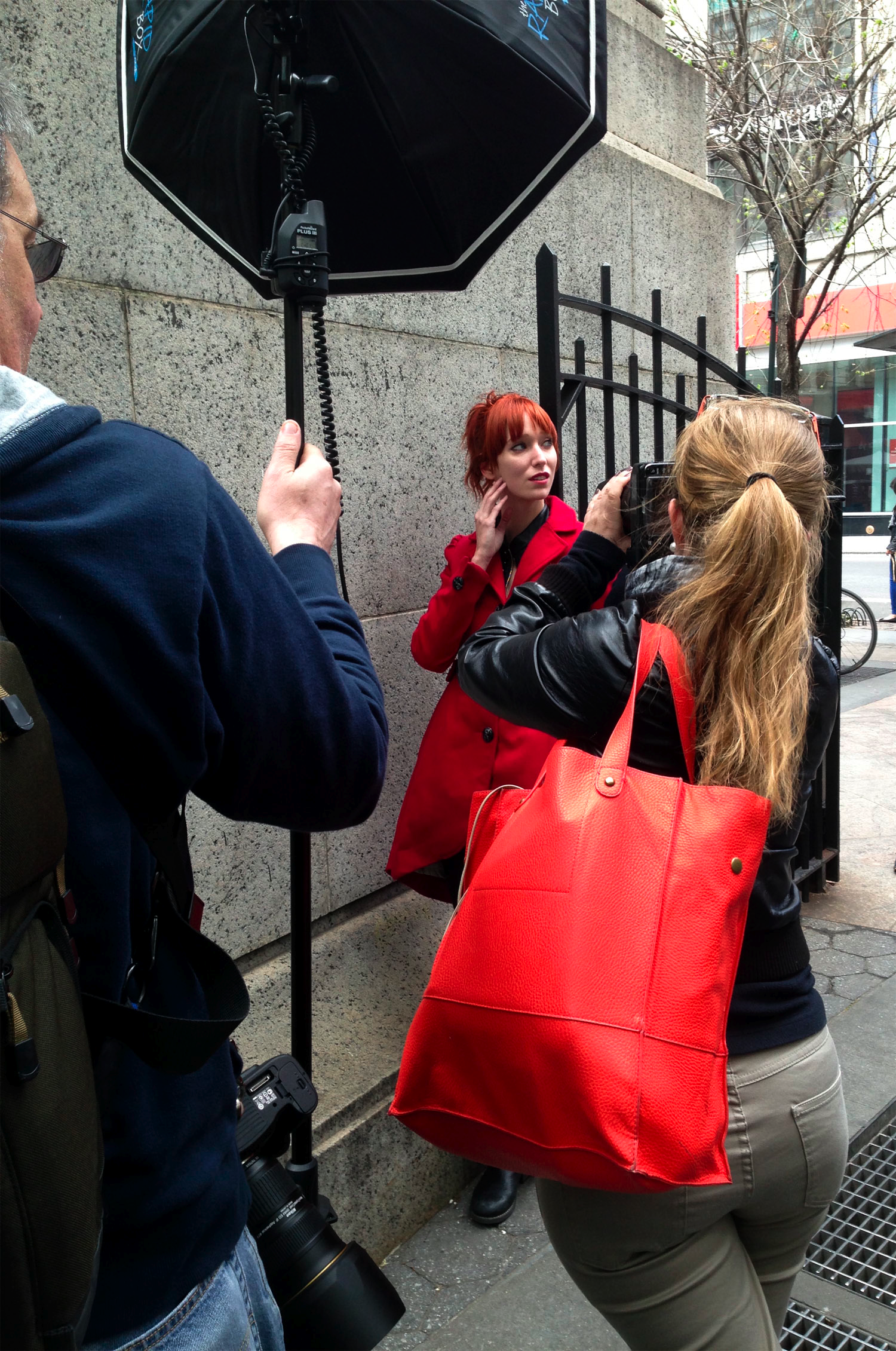 Herald Square photo shoot