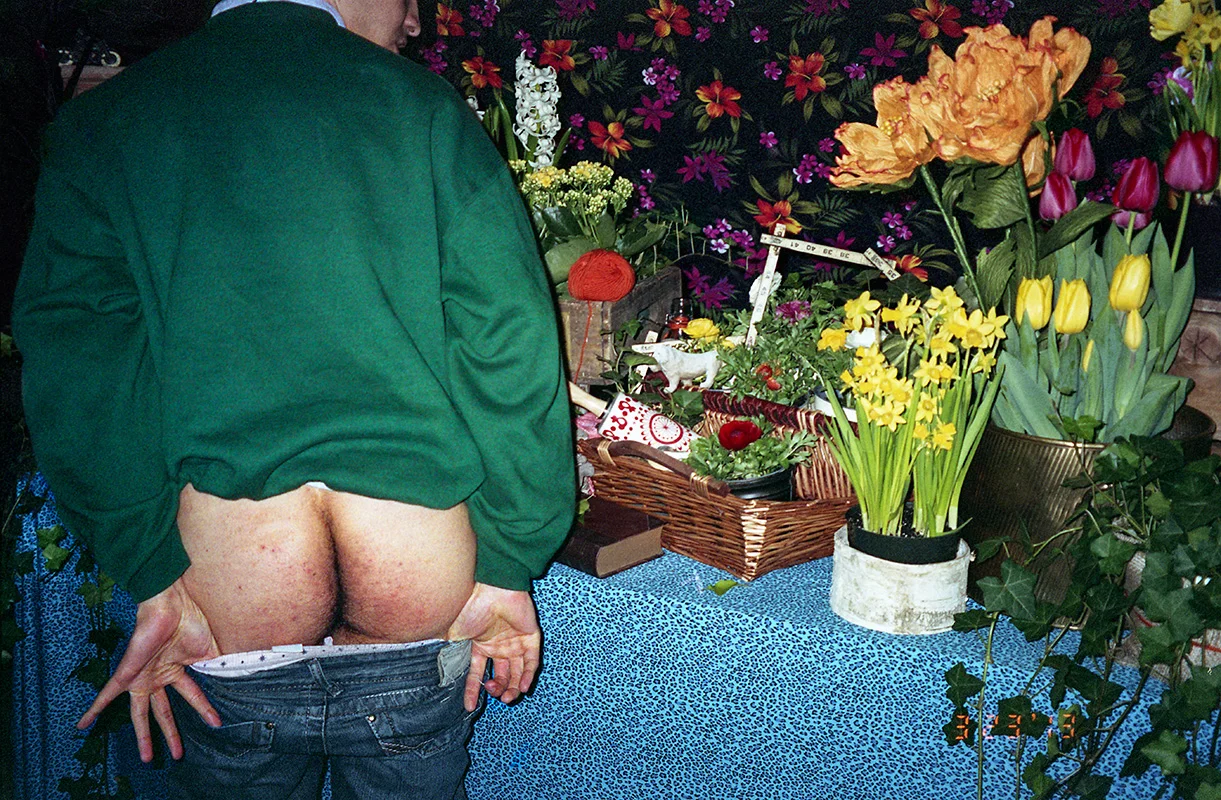 blake and table of shit.jpg