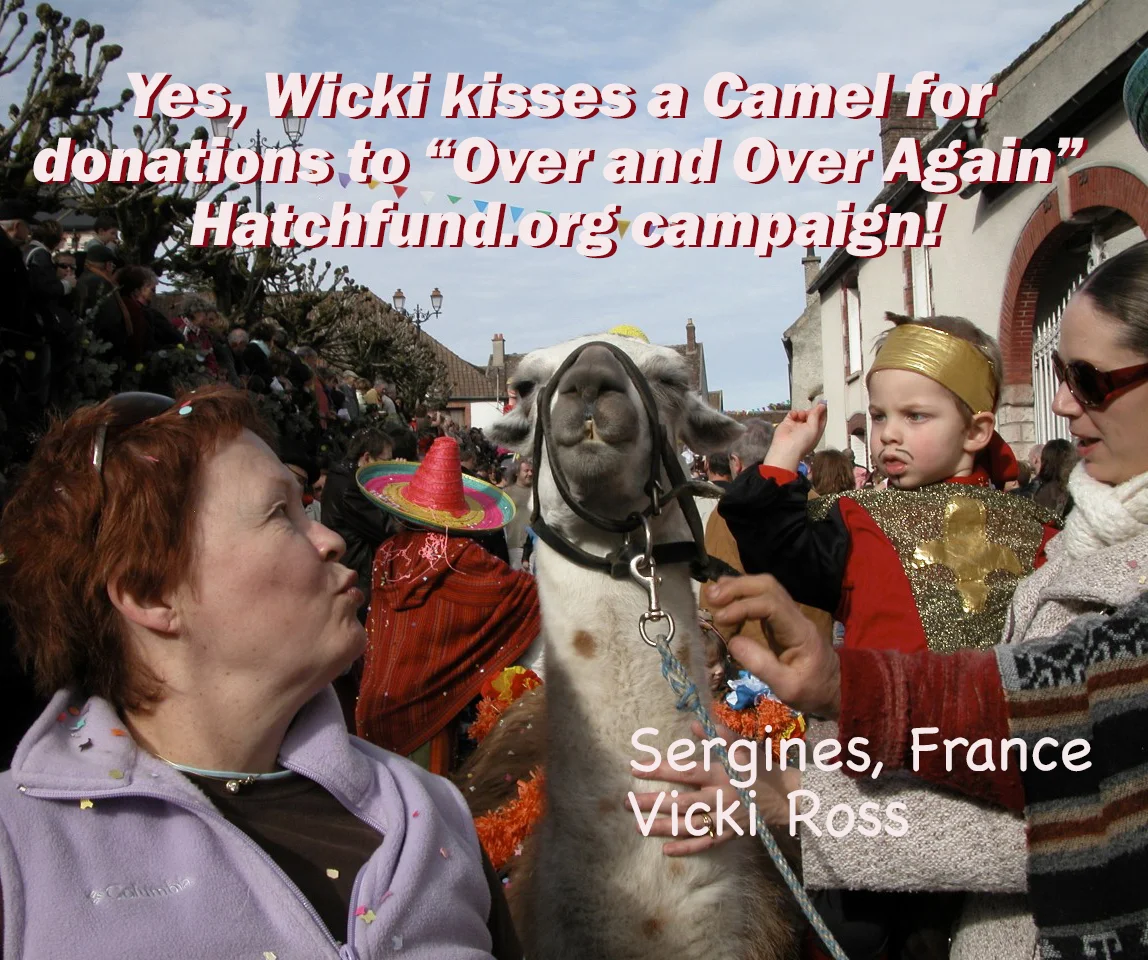 A personal favorite...created for the campaign. Ummm, Wicki? That is a yama (sic), not a camel. 