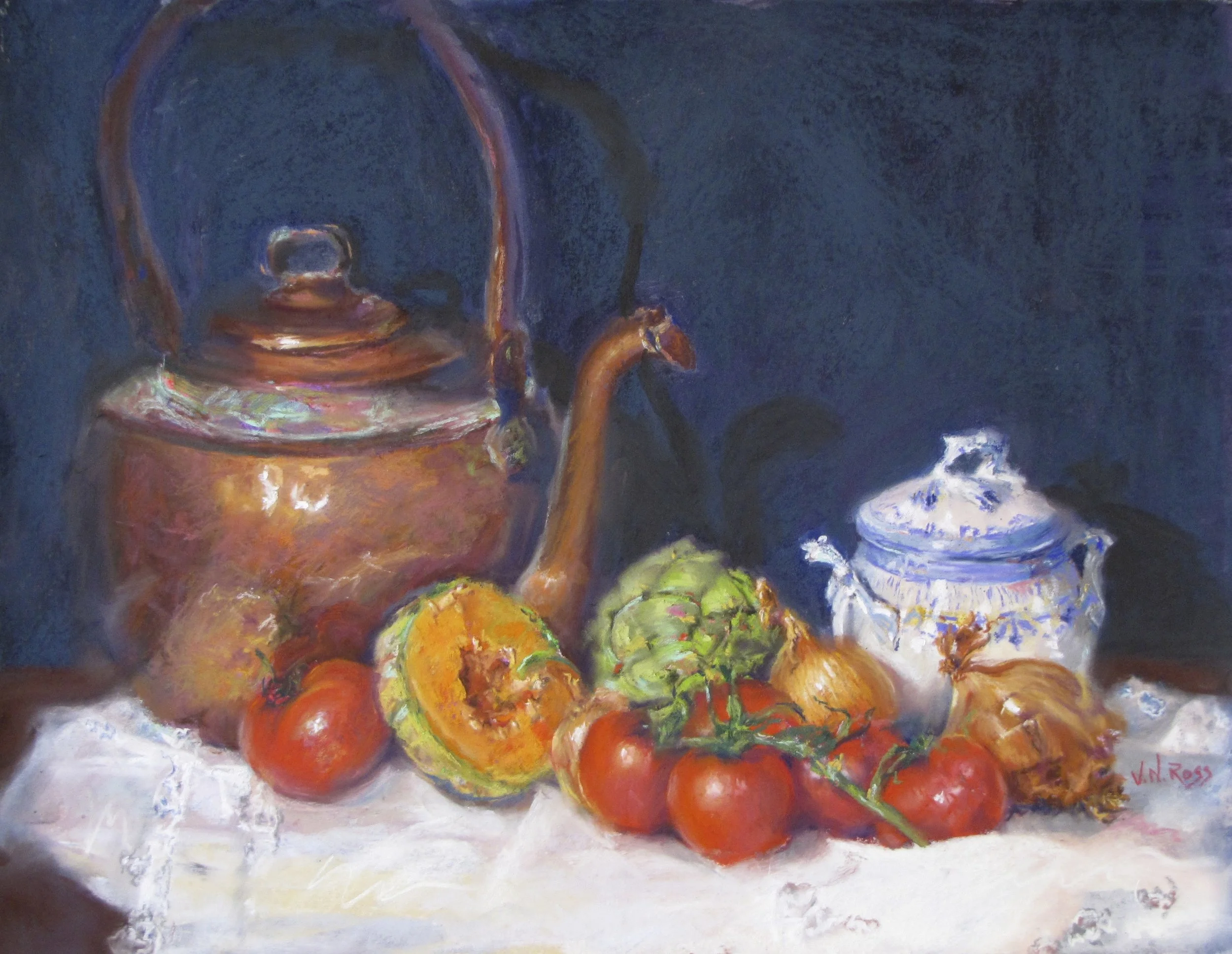 My Tutor, Leslie B. DeMille Paints A Still Life