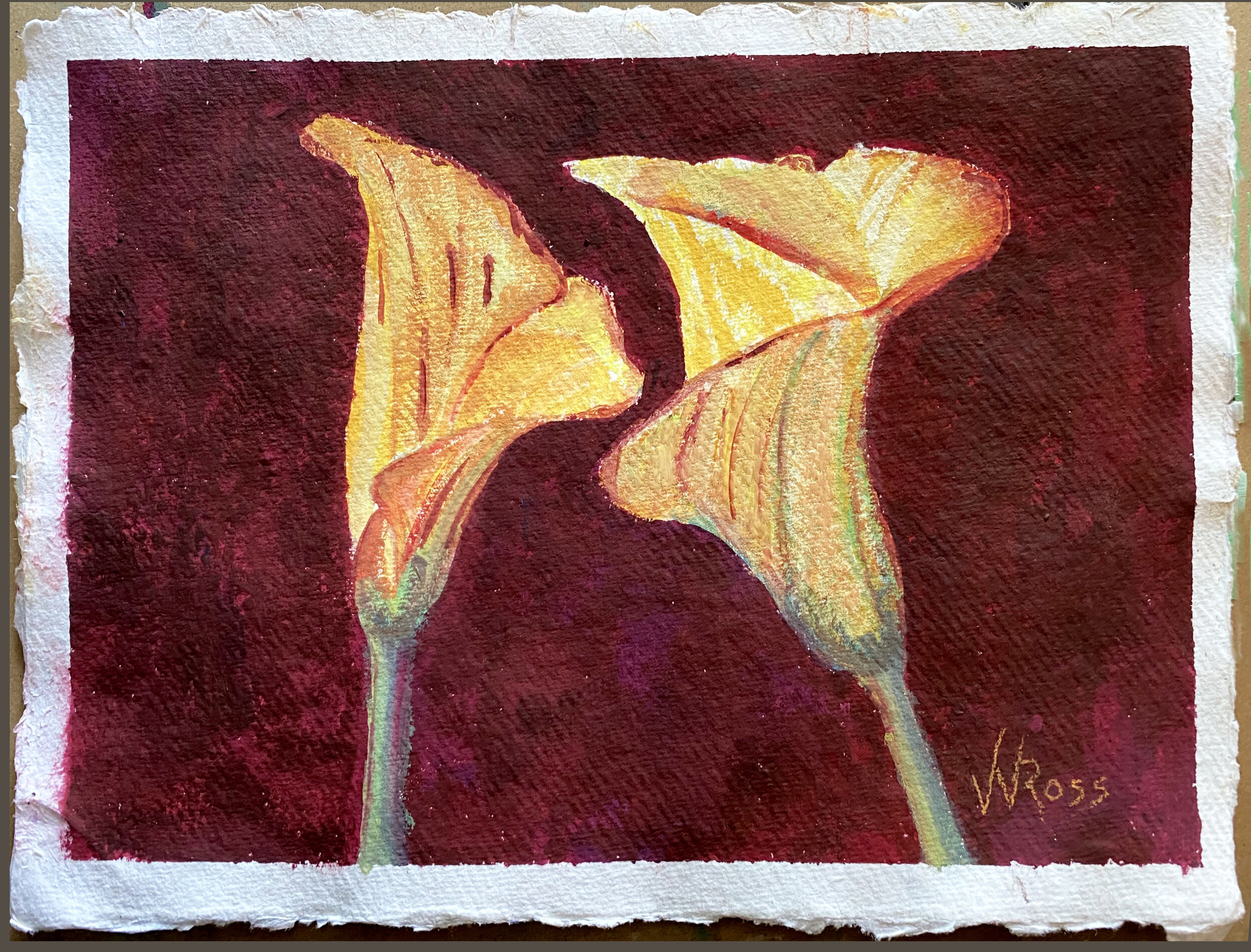 Focus on Learning To: Paint "Gouache Lilies" Episode 5a