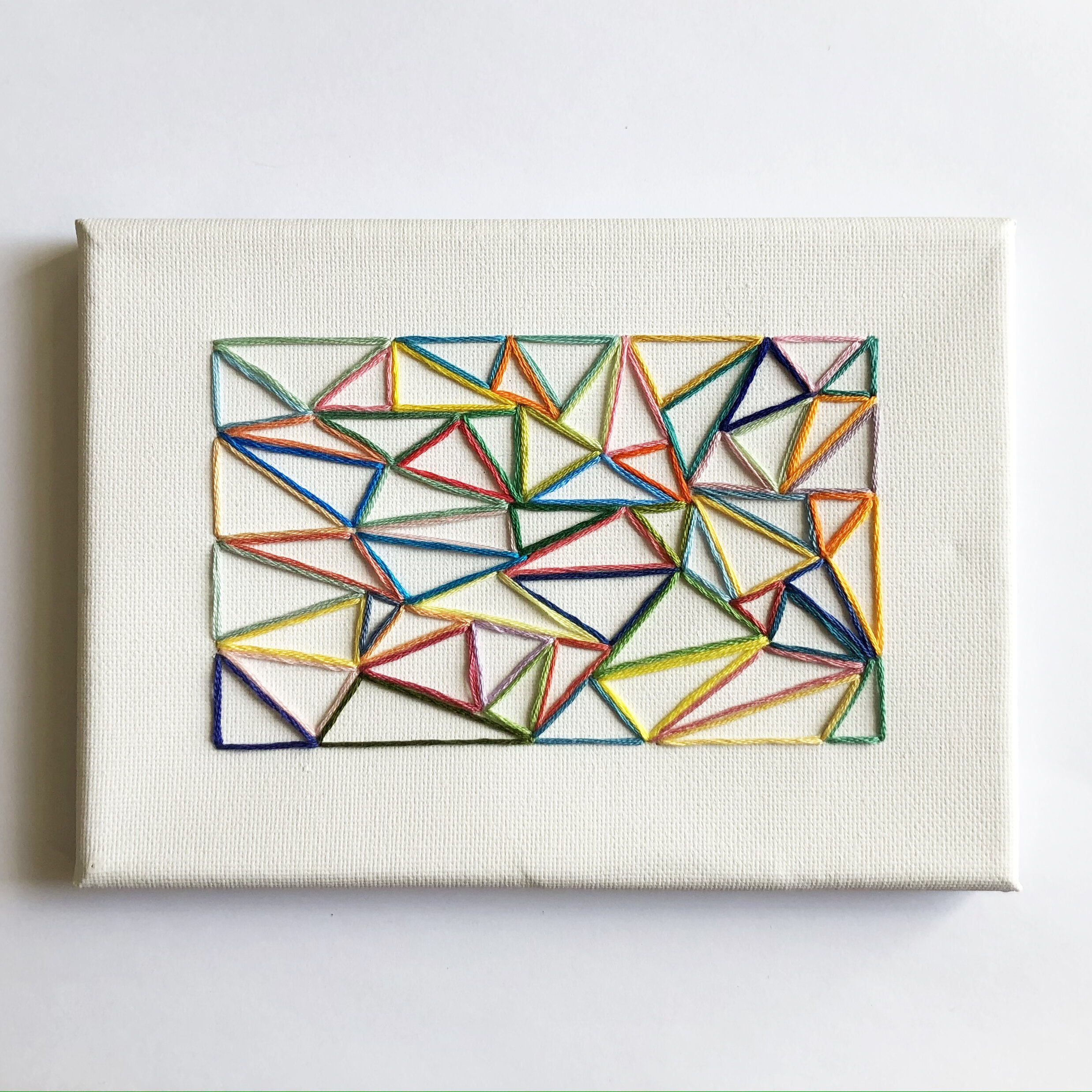 Triangles Embroidery 1