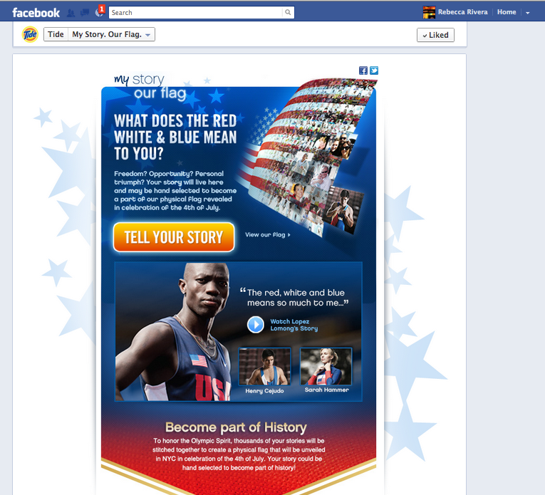 Tide Olympics Social/Digital program