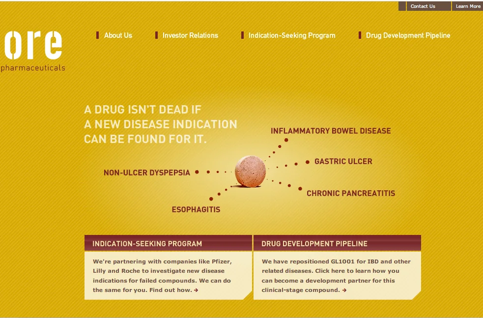 Ore biopharma website