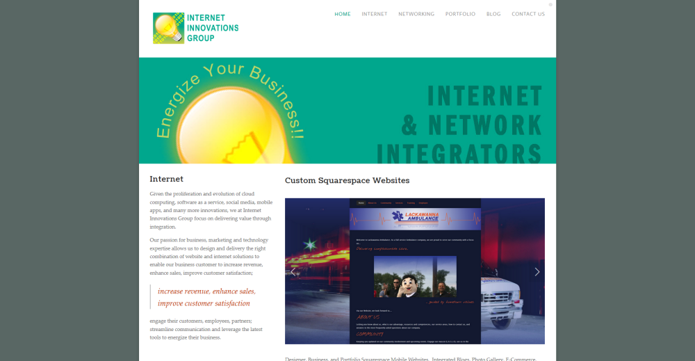 Internet Innovations Group Website