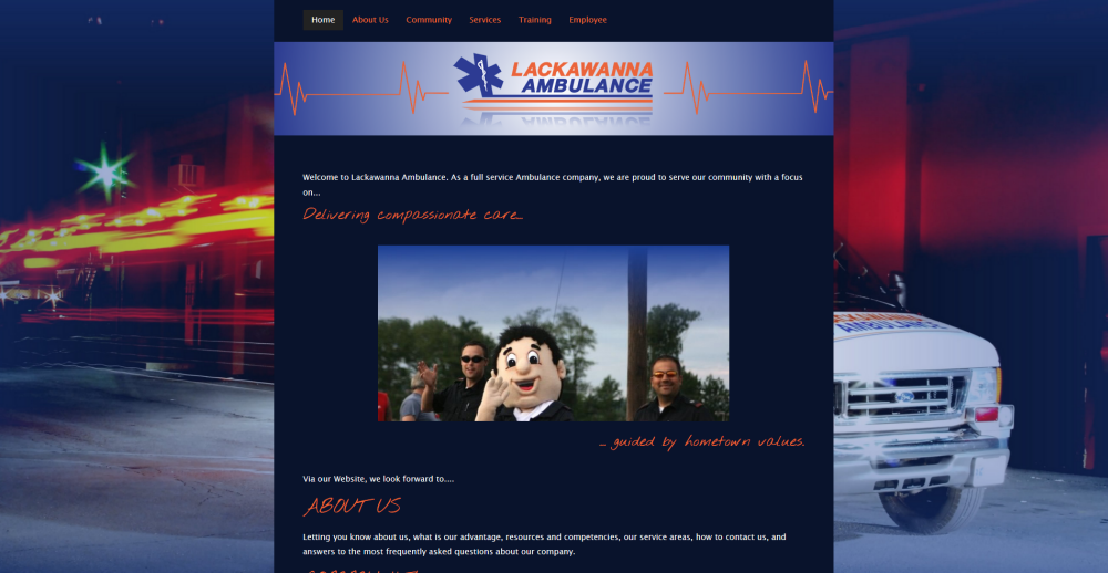 Lackawanna Ambulance Website