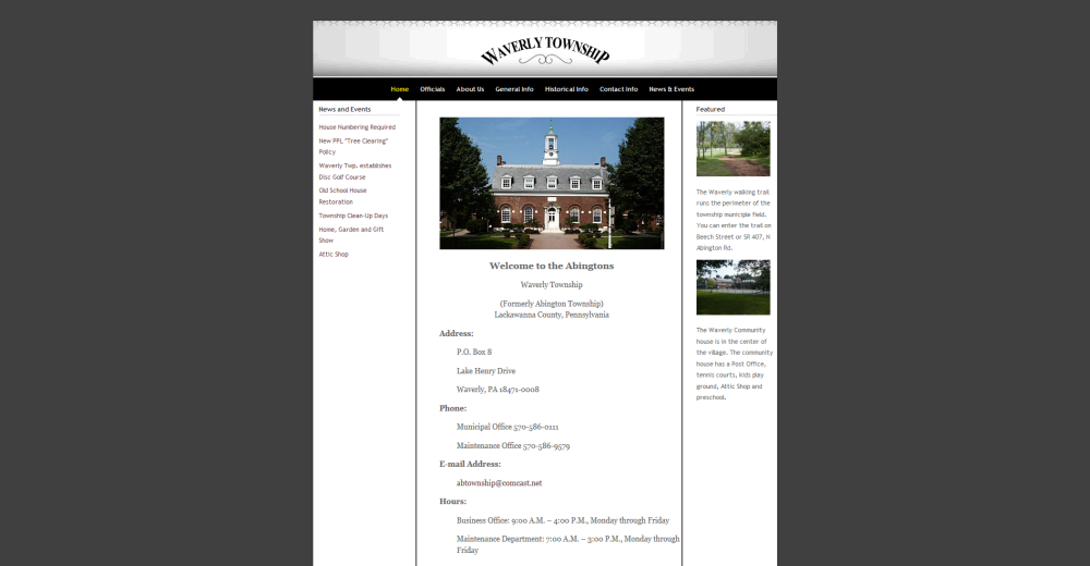 Waverly Township Website