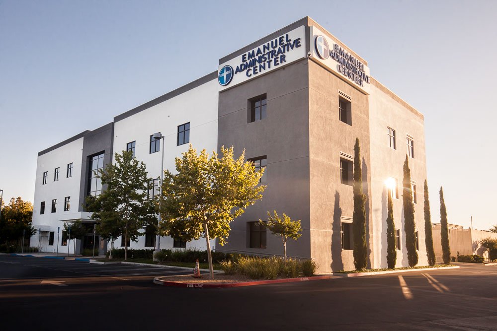 An image of Emanuel Hospital's Cancer Center, Shot for Emanuel Hospital in Turlock, CA