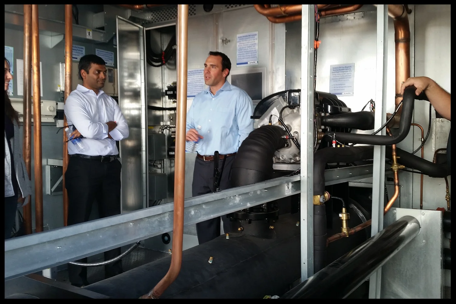 Bora and John onsite at Latisys Project