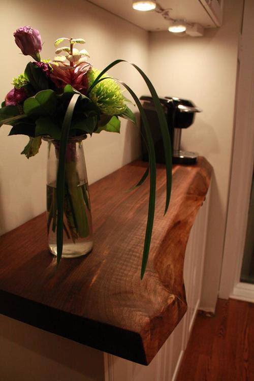 Live Edge Black Walnut Countertop Bois Design Custom Made