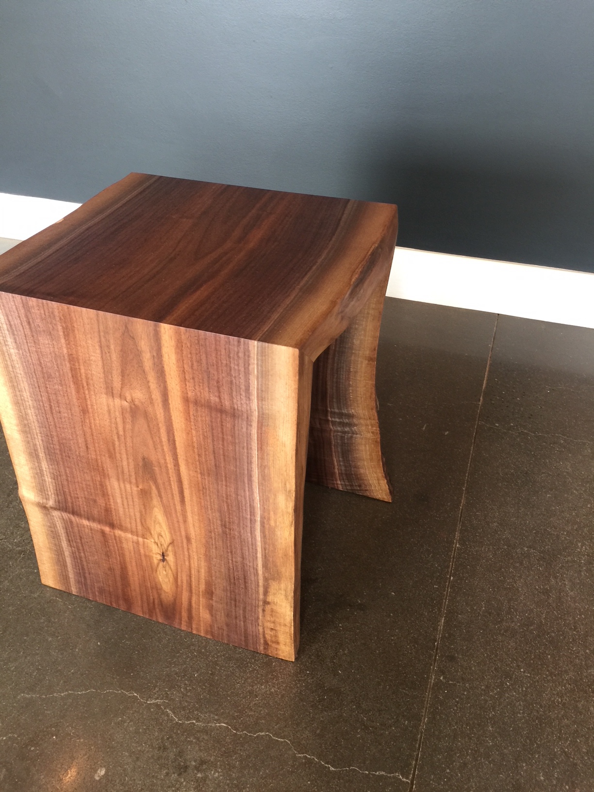 Black walnut end table