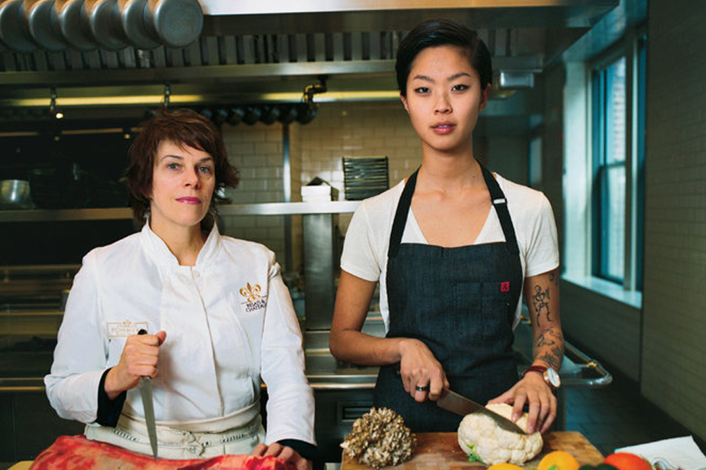 THE NEW YORK TIMES MAGAZINE "A Woman's Place Is Running The Kitchen" (March 2014) Read More.