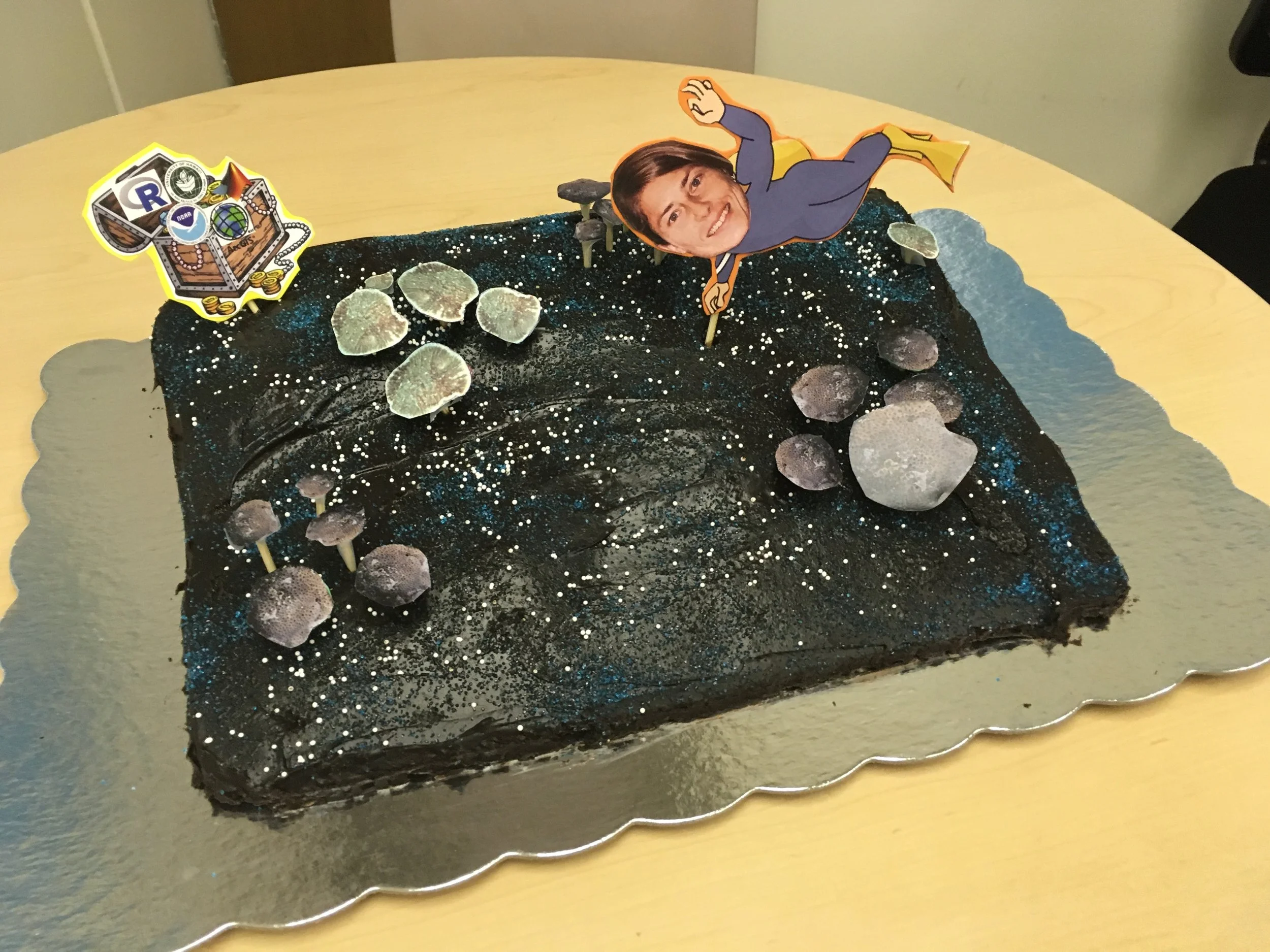 Marie's thesis cake!