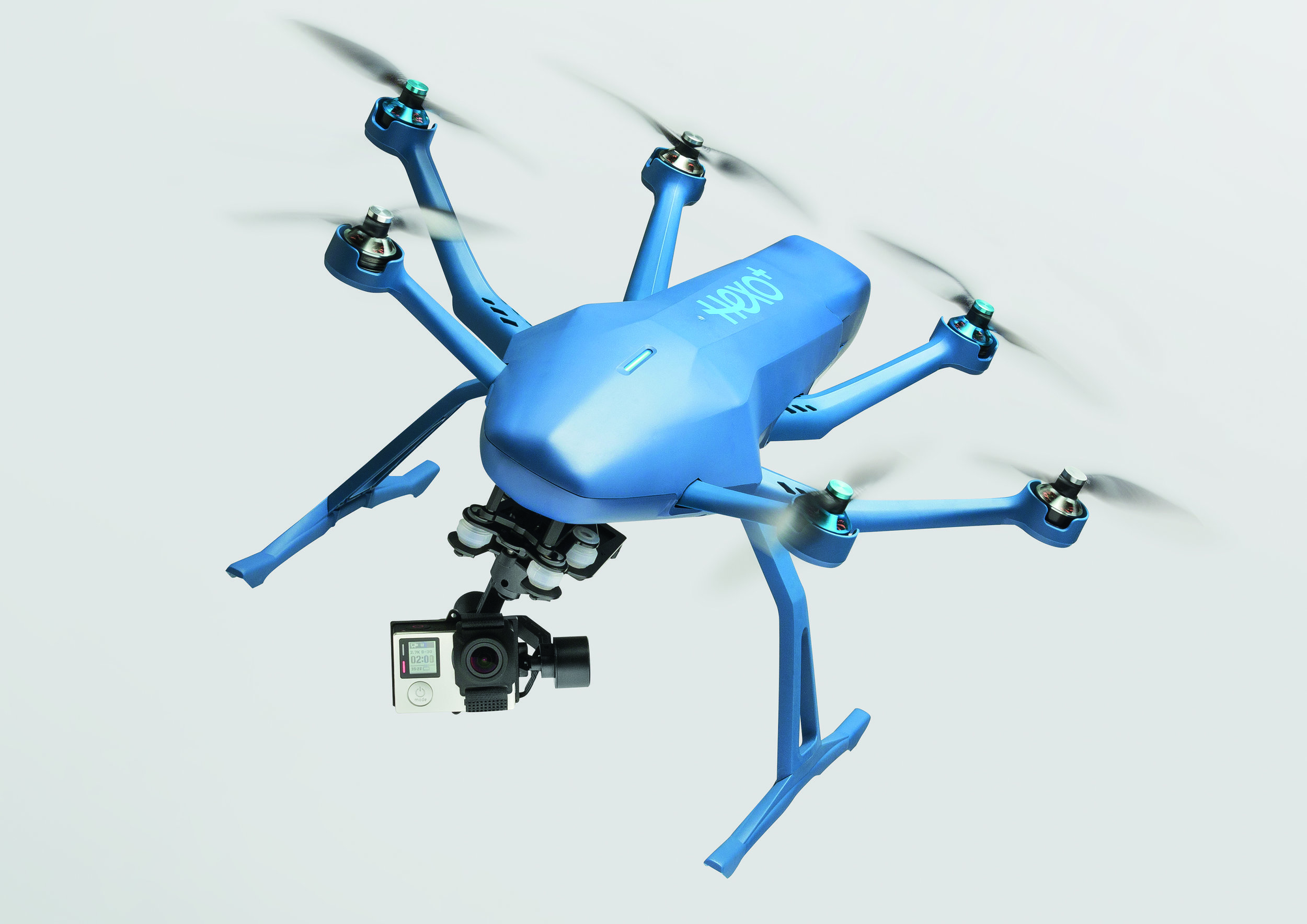 The Hexo+ drone captures images and videos with a mounted GoPro  (Image courtesy Squadrone System)