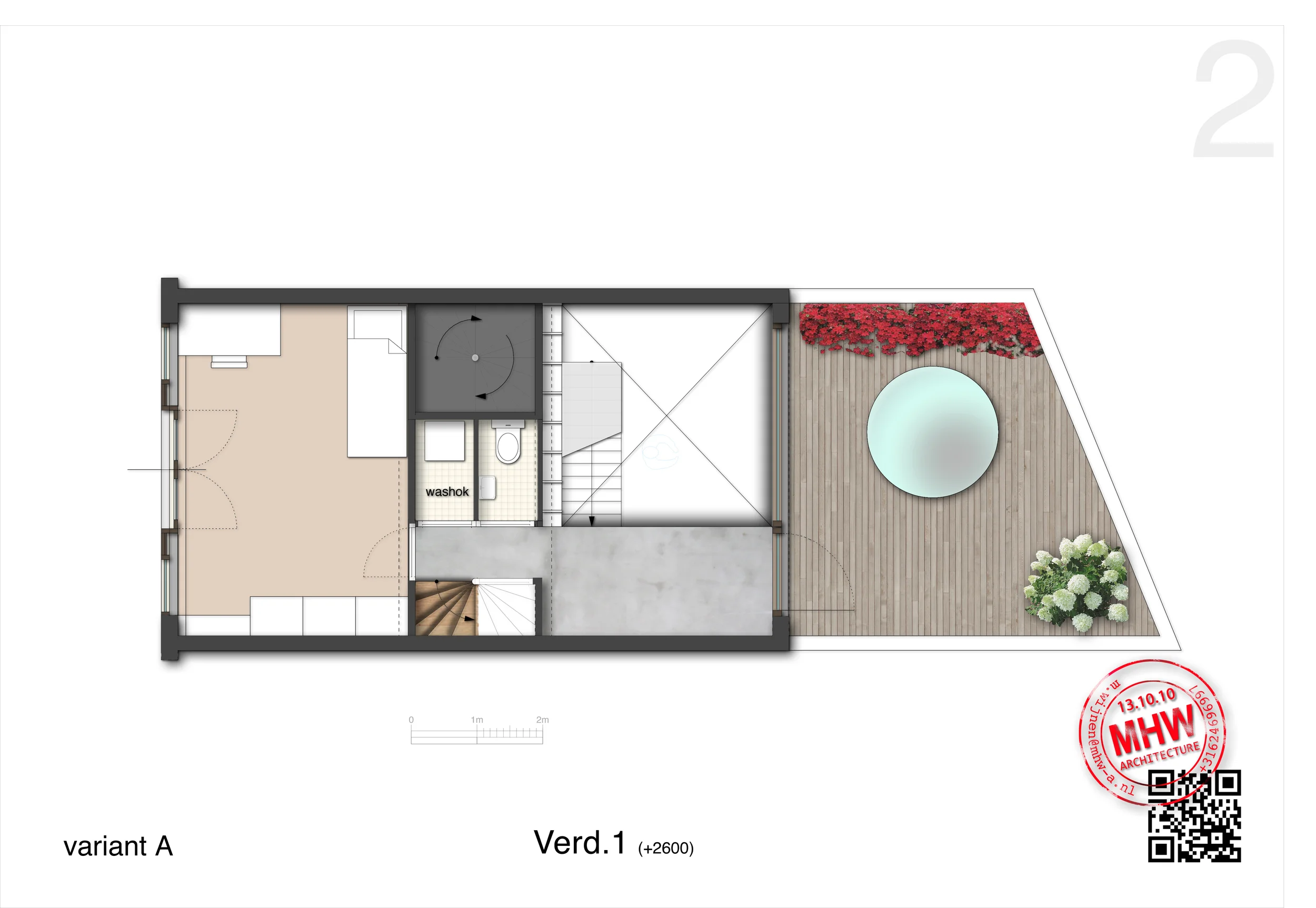 plattegrond variant A