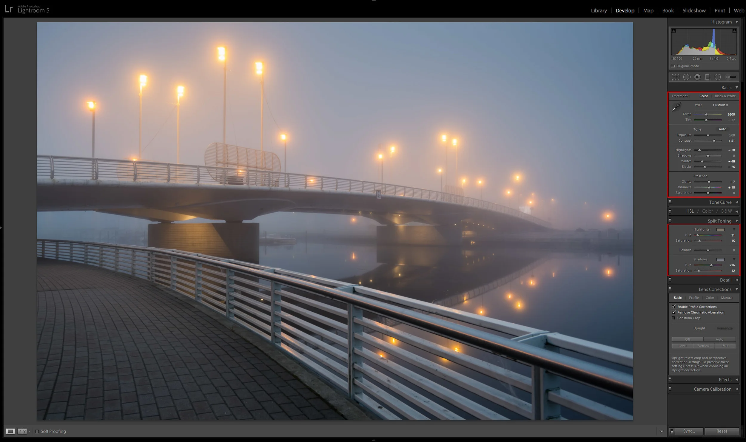 My favorite way to edit colors in Lightroom are with the White Balance Slider and through Split Toning. My split toning pack is available in my Presets Collections .